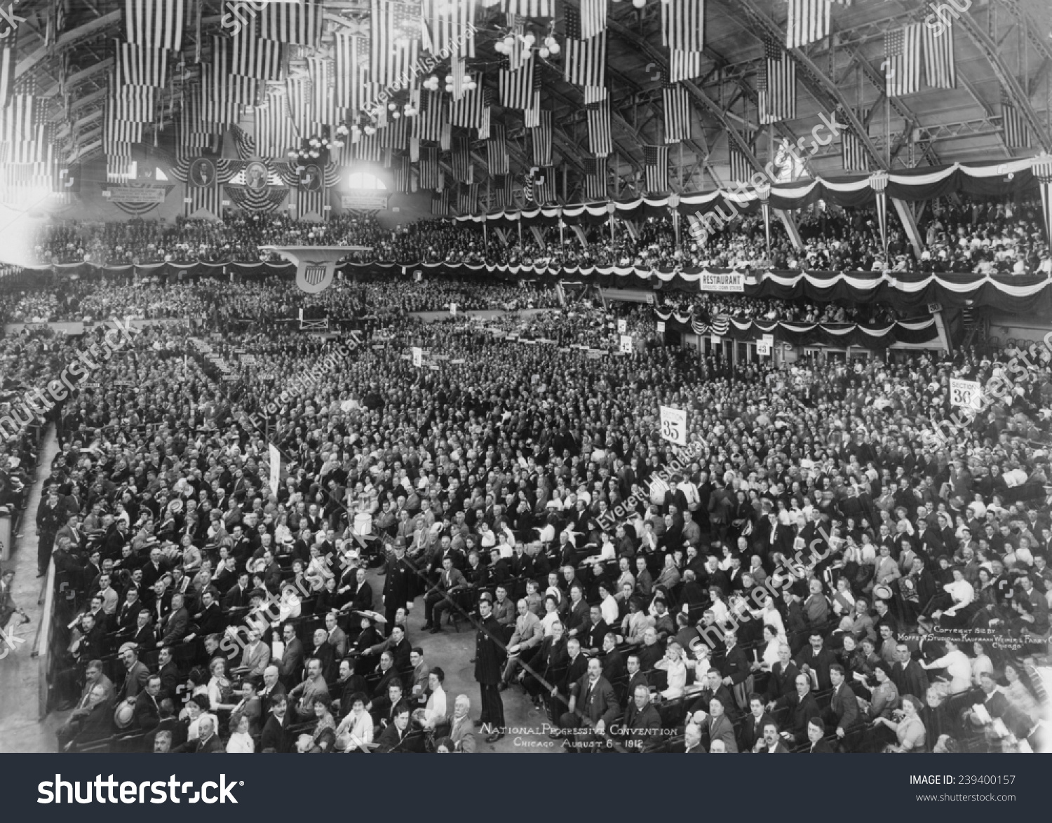 1912 National Progressive Convention Nominated Ex-President Theodore ...