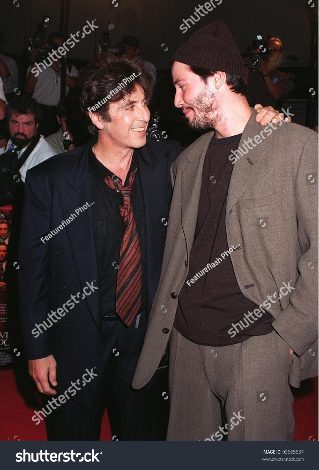 13oct97 Actors Al Pacino Left Keanu Stock Photo 93665587 | Shutterstock