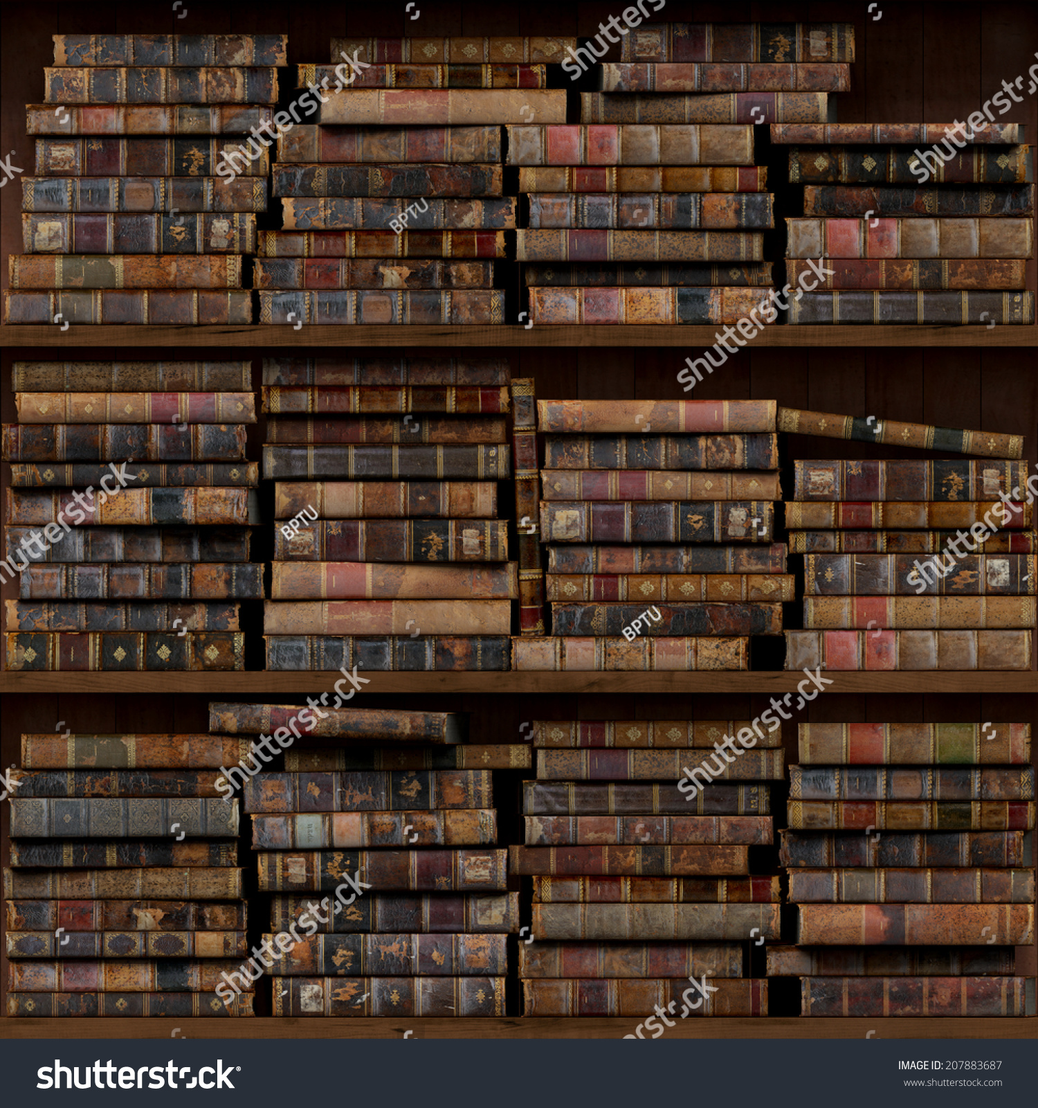 4of15 Old Books Seamless Texture (Vertically And Horizontally). Tiled ...