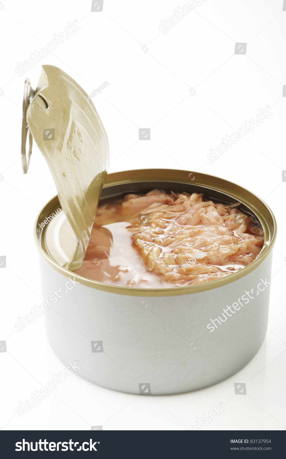 Open Tin Of Pink Tuna Fish Stock Photo 83137954 : Shutterstock