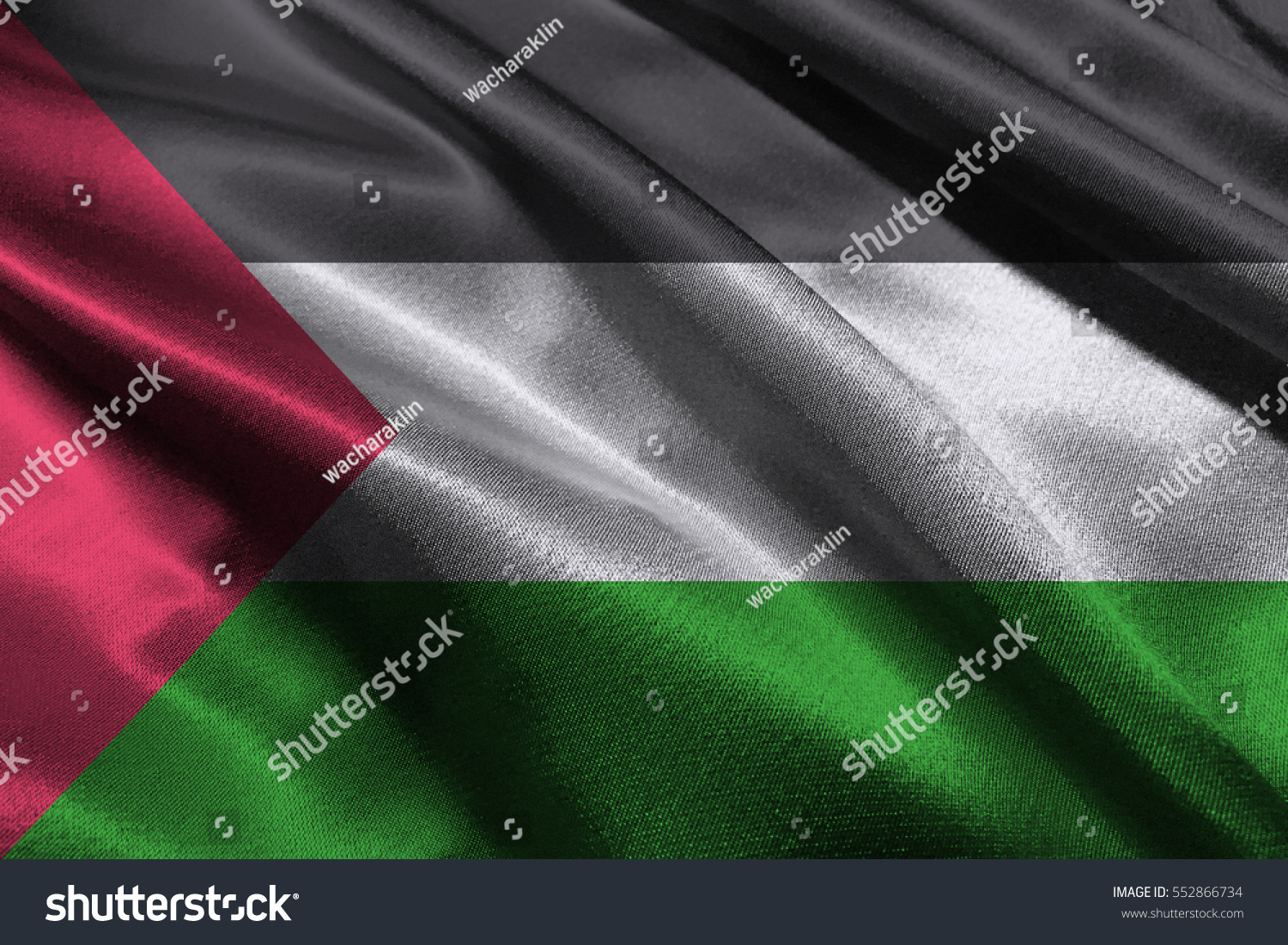 Palestine National Flag Illustration Symbol Stock Illustration ...