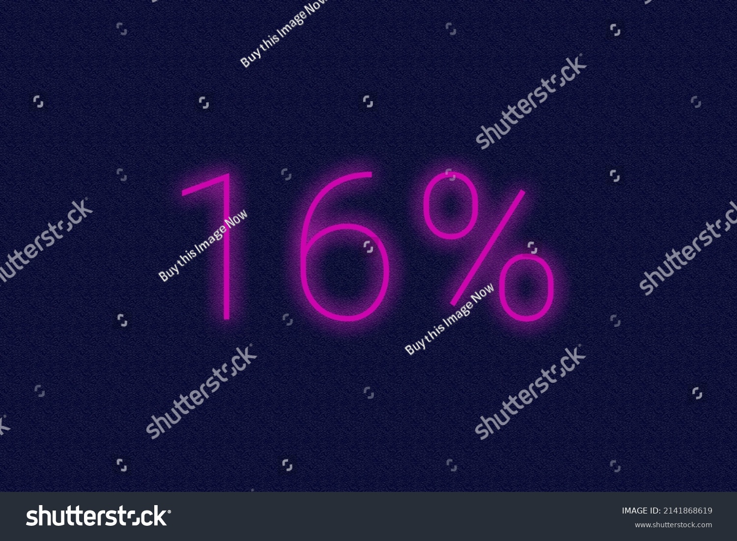 16-percent-logo-sixteen-percent-neon-stock-illustration-2141868619