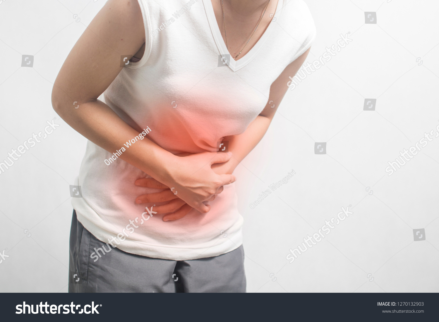 Period Cramps Woman Have Stomach Ache Stock Photo 1270132903 | Shutterstock