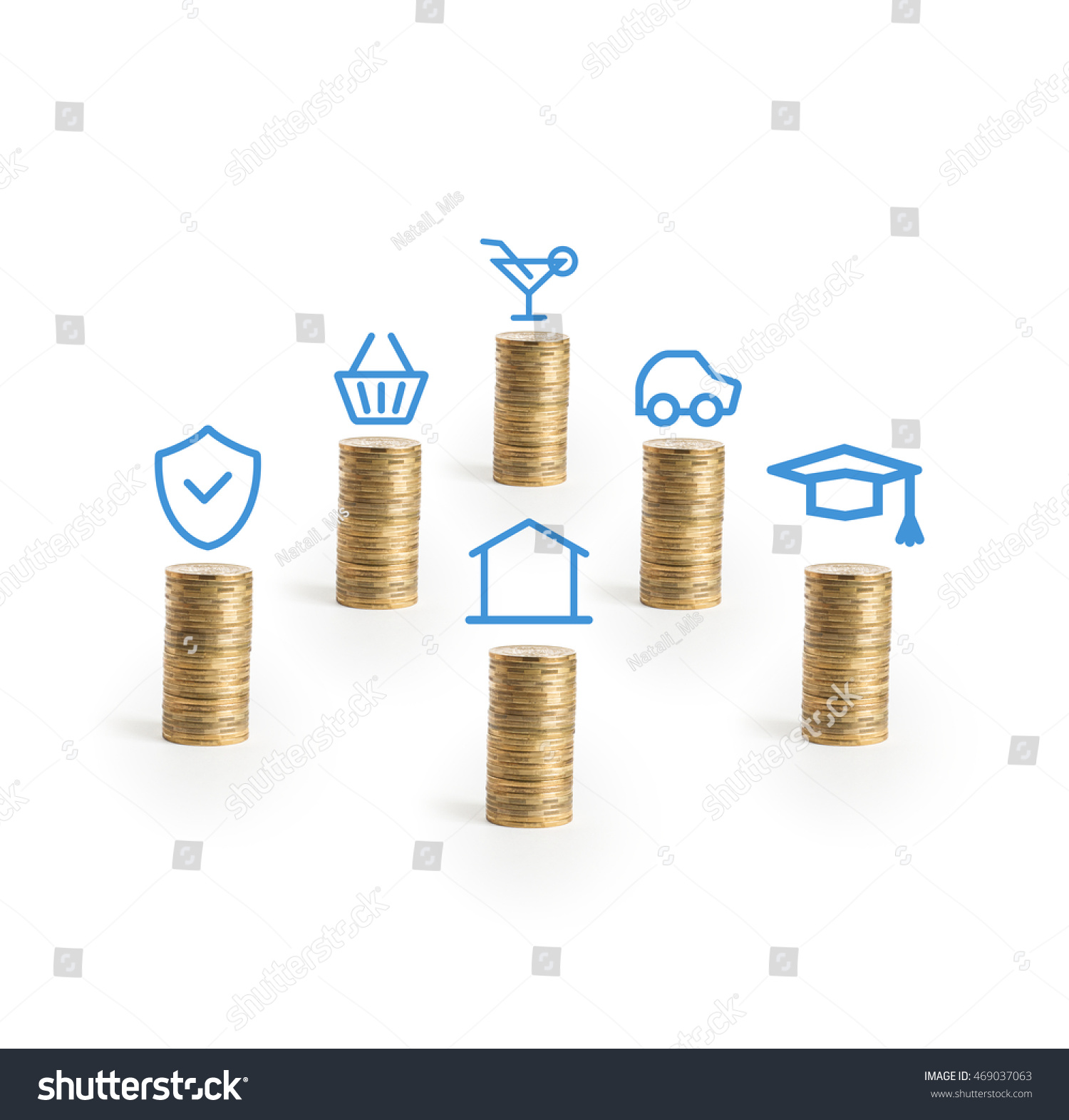 personal money saving planning info concept stock photo 469037063