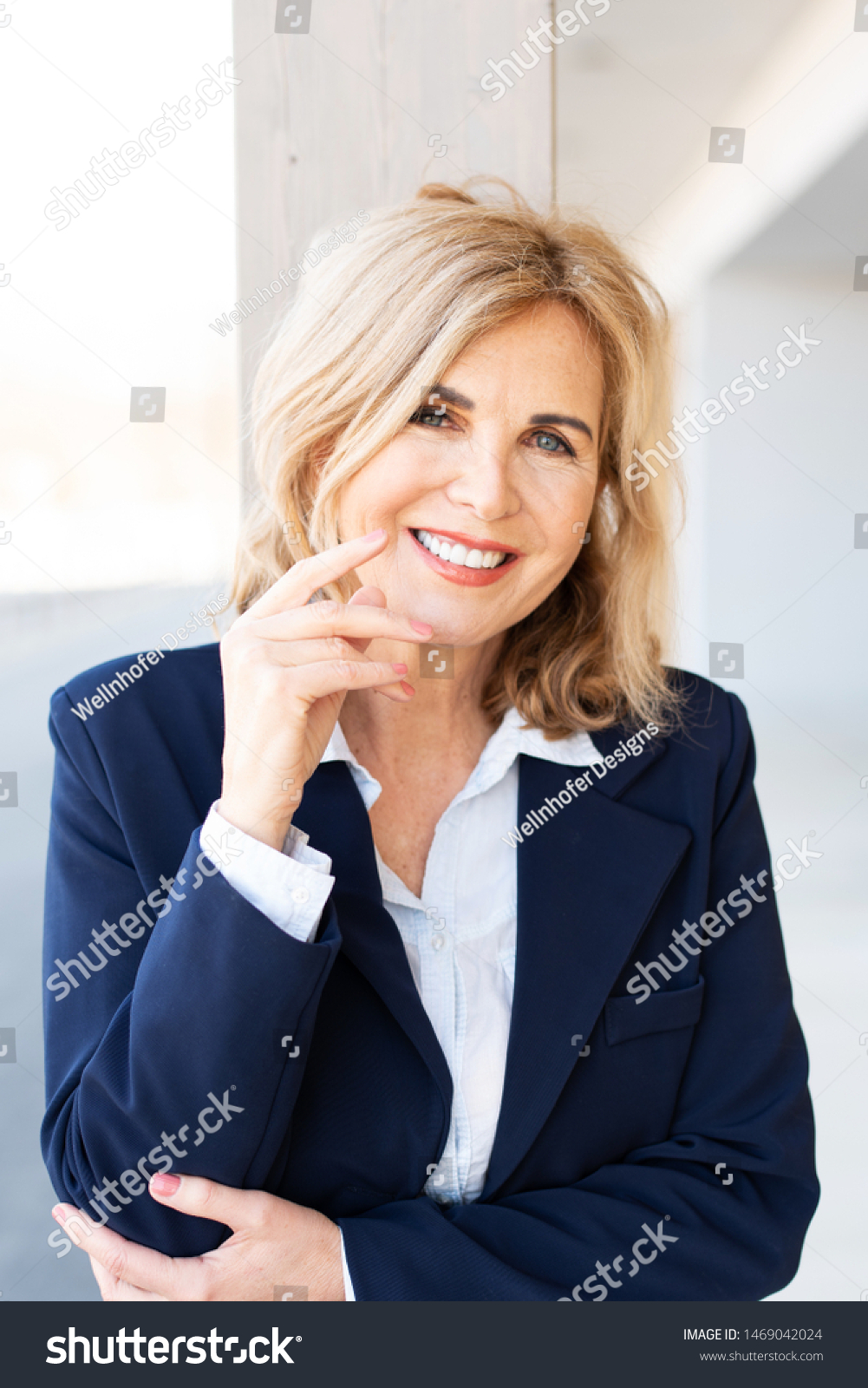 Portrait Attractive Older Woman Stock Photo (Edit Now) 1469042024