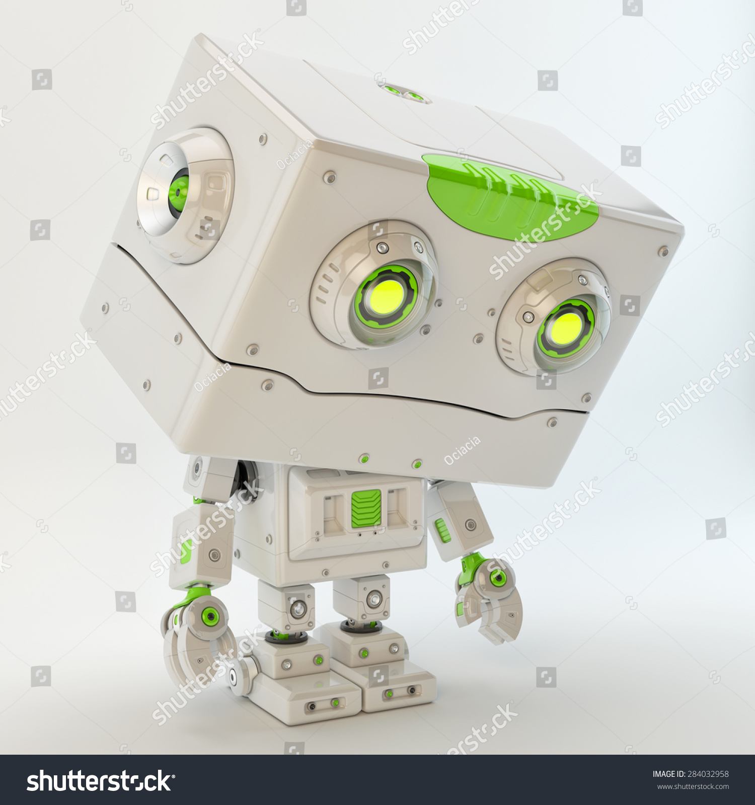 square robot toy