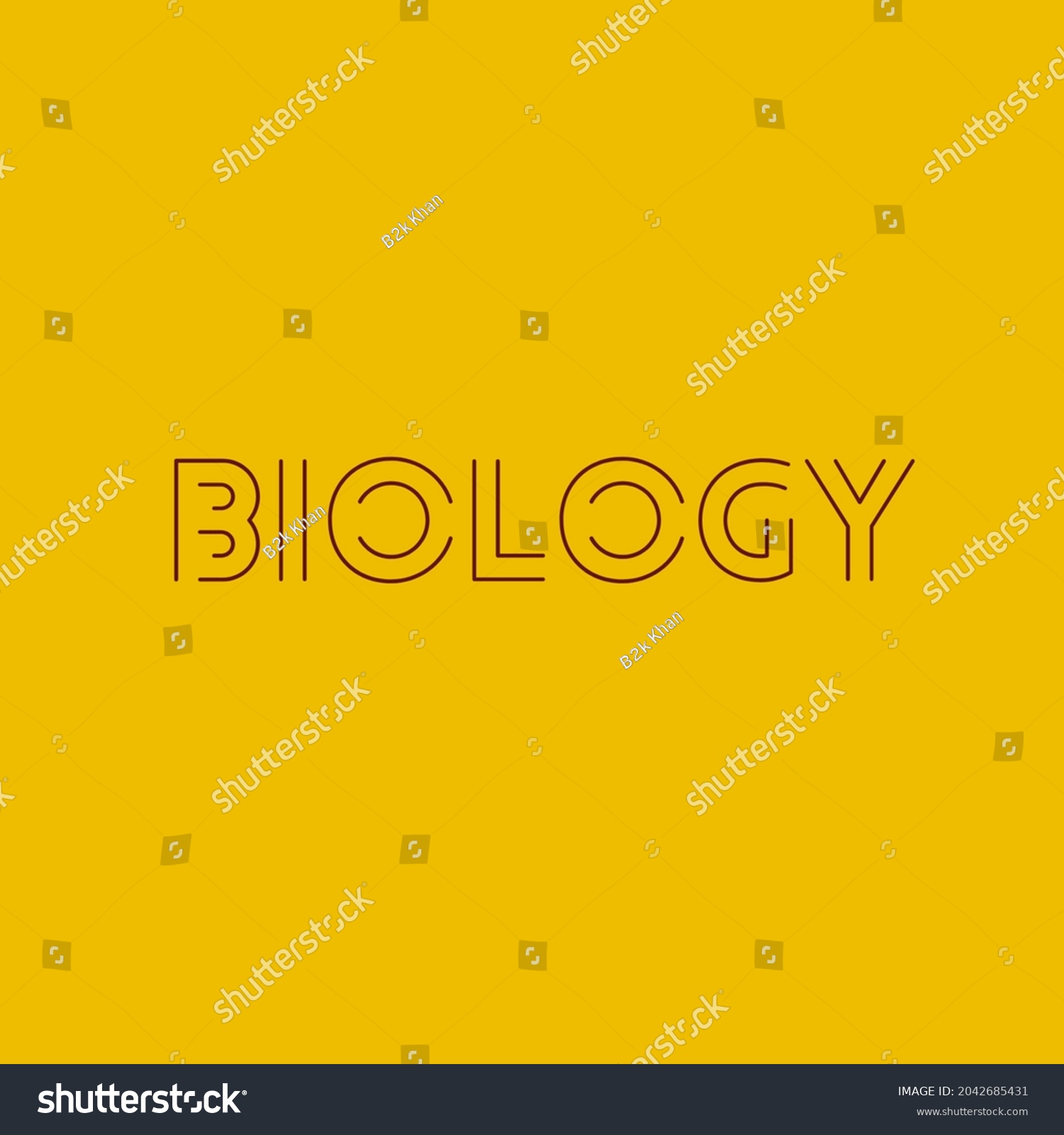 17 September 2021 Biology Script Cursive Stock Illustration 2042685431