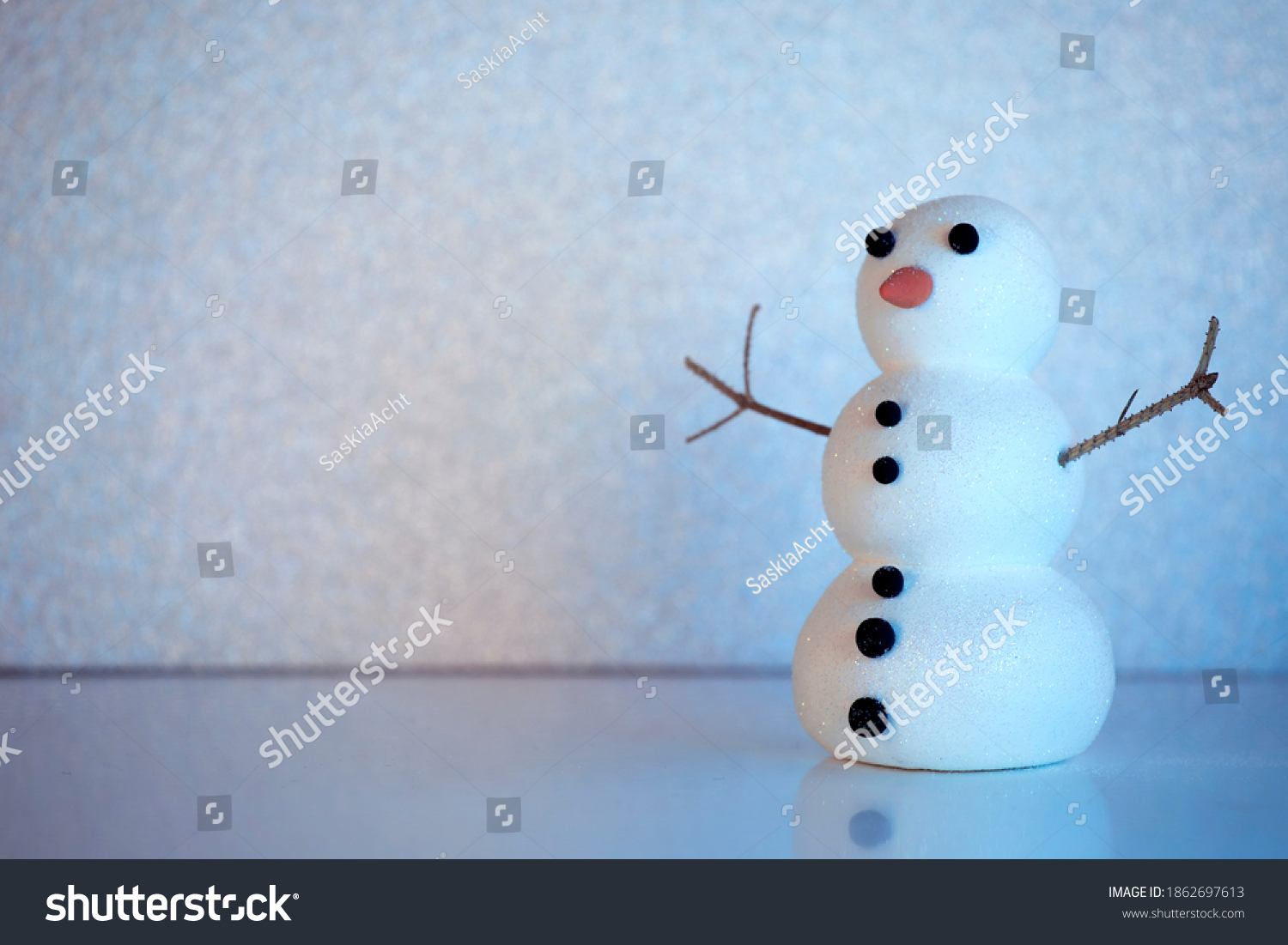 Christmas Holiday Concept Funny Snowman Wintertime Stock Photo Edit Now