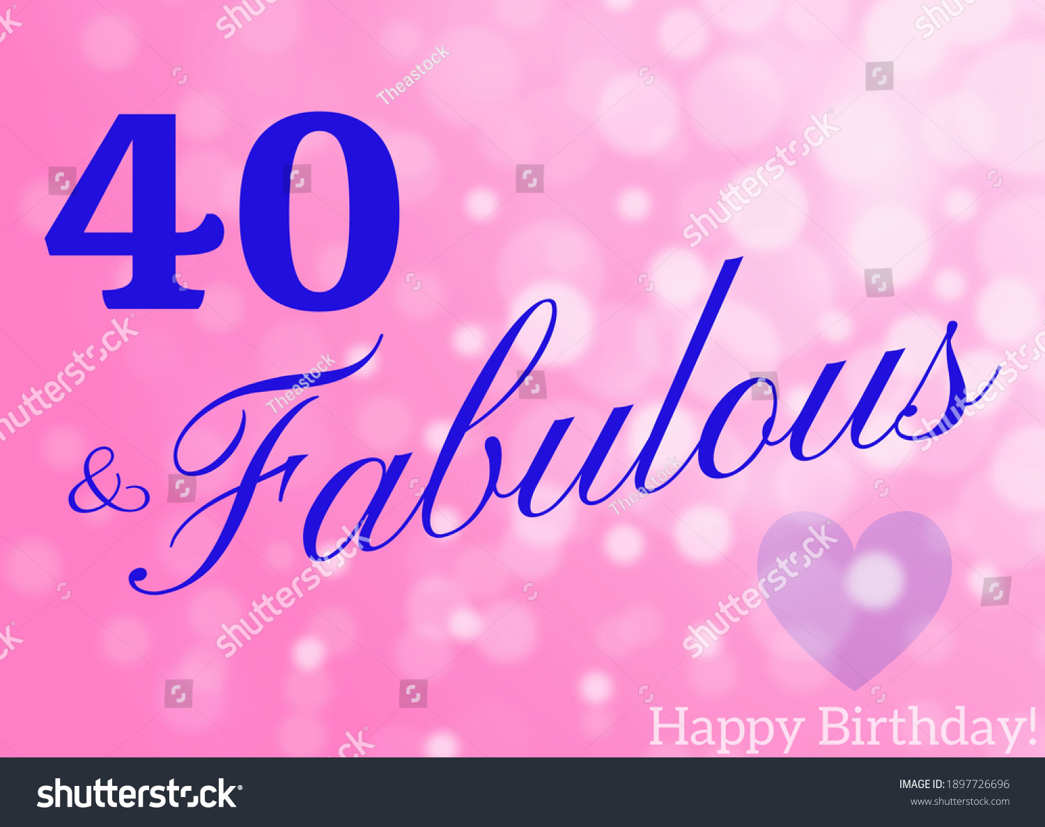 40th-birthday-card-wishes-illustration-ilustra-es-stock-1897726696-shutterstock