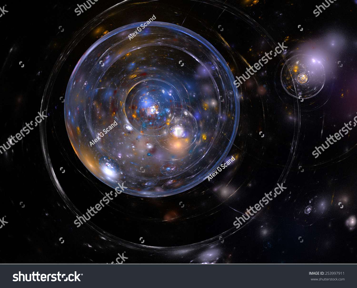 The First Living Cell Bubble Deep Stock Illustration 253997911 ...