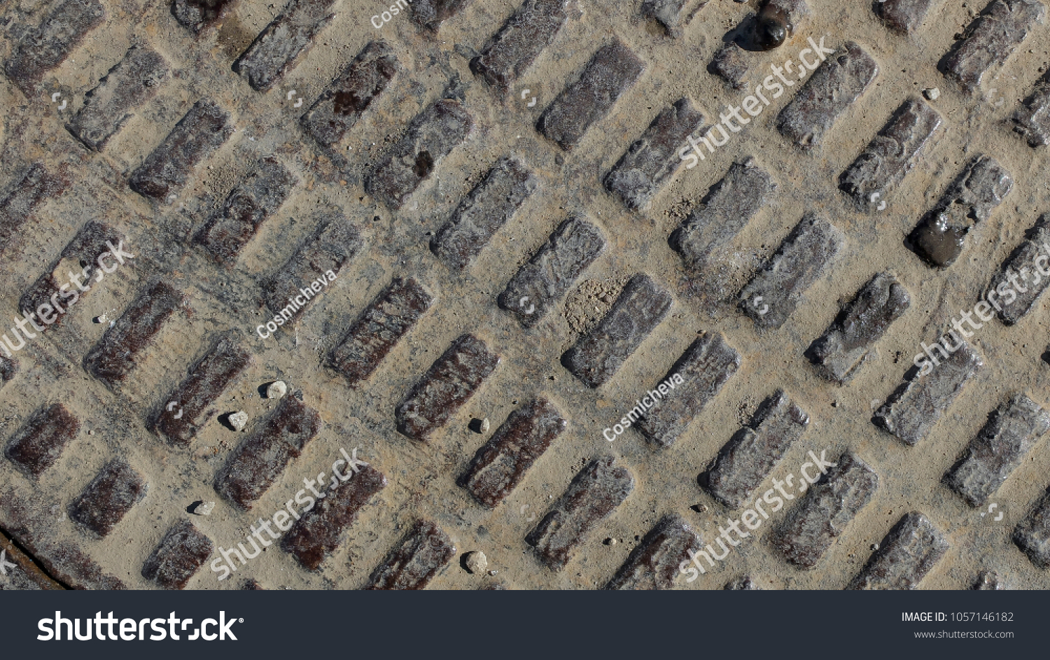 Texture Sewer Hatch Stock Photo Edit Now