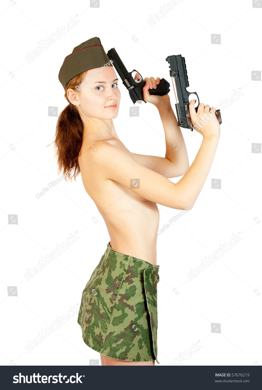 guns and girls topless