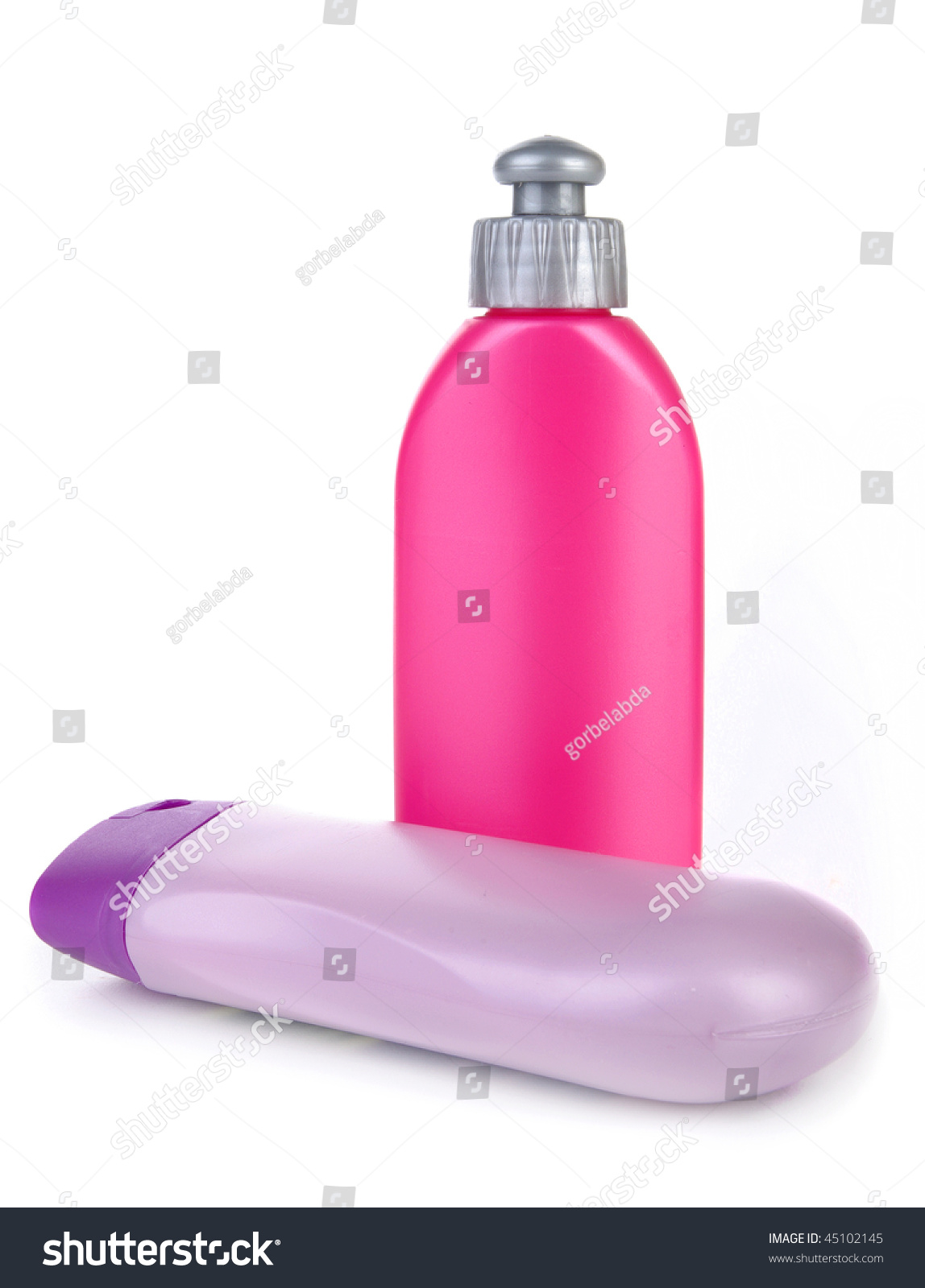 Two Plastic Bottles Stock Photo (Edit Now) 45102145