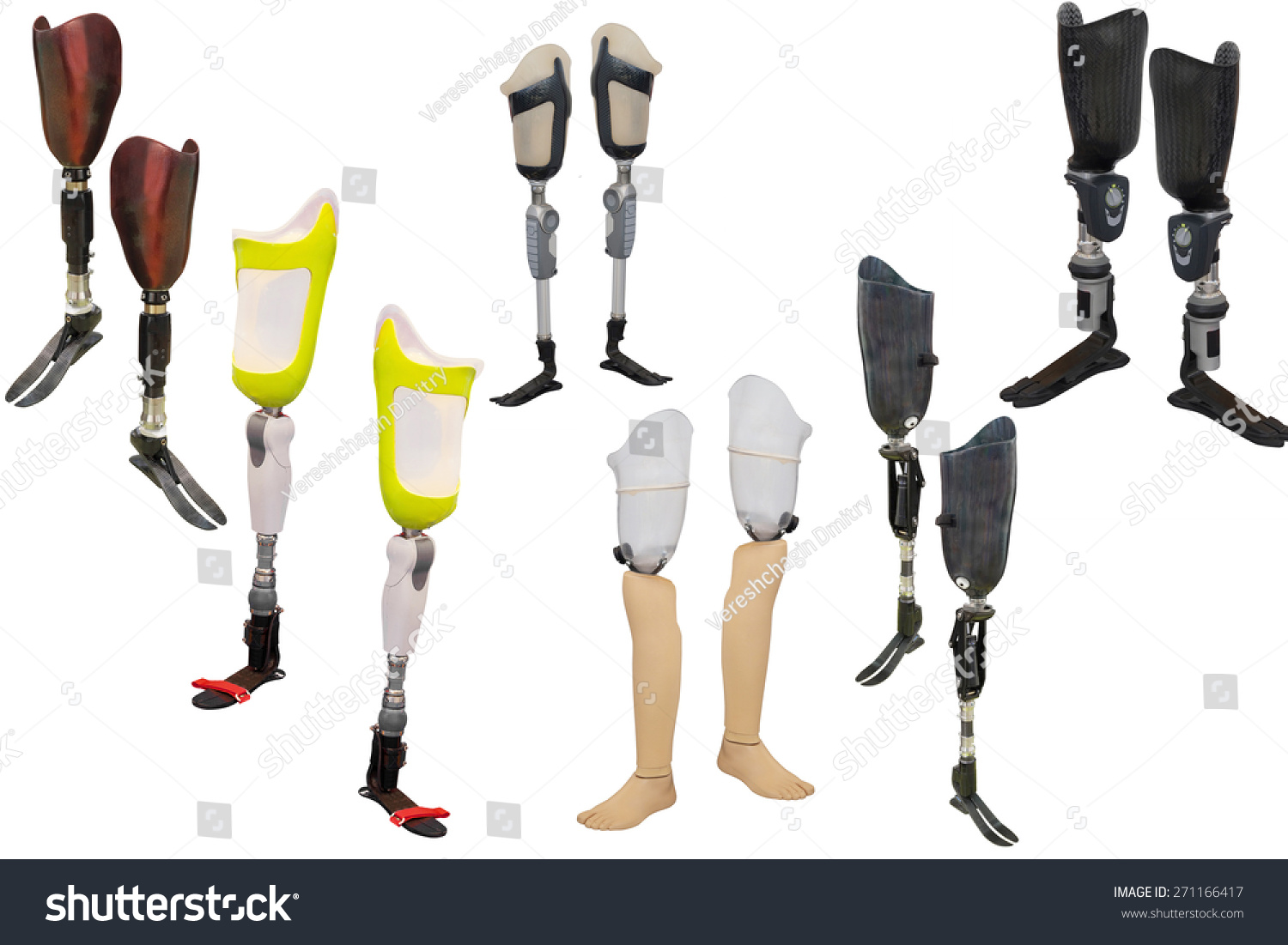 PowerPoint Template: Prosthetic Leg Prosthetics - Walking (joiinnlio)