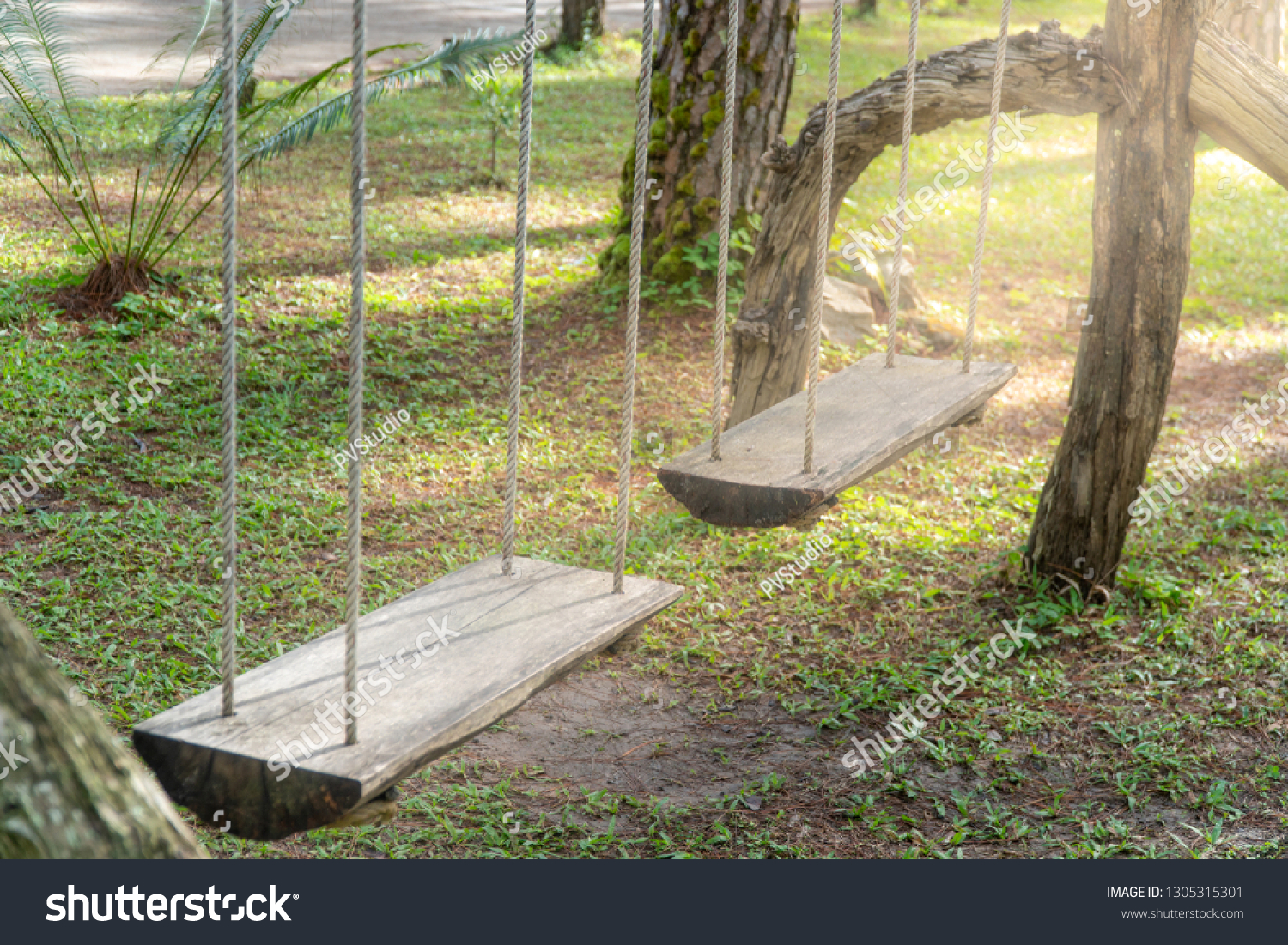 natural swing set