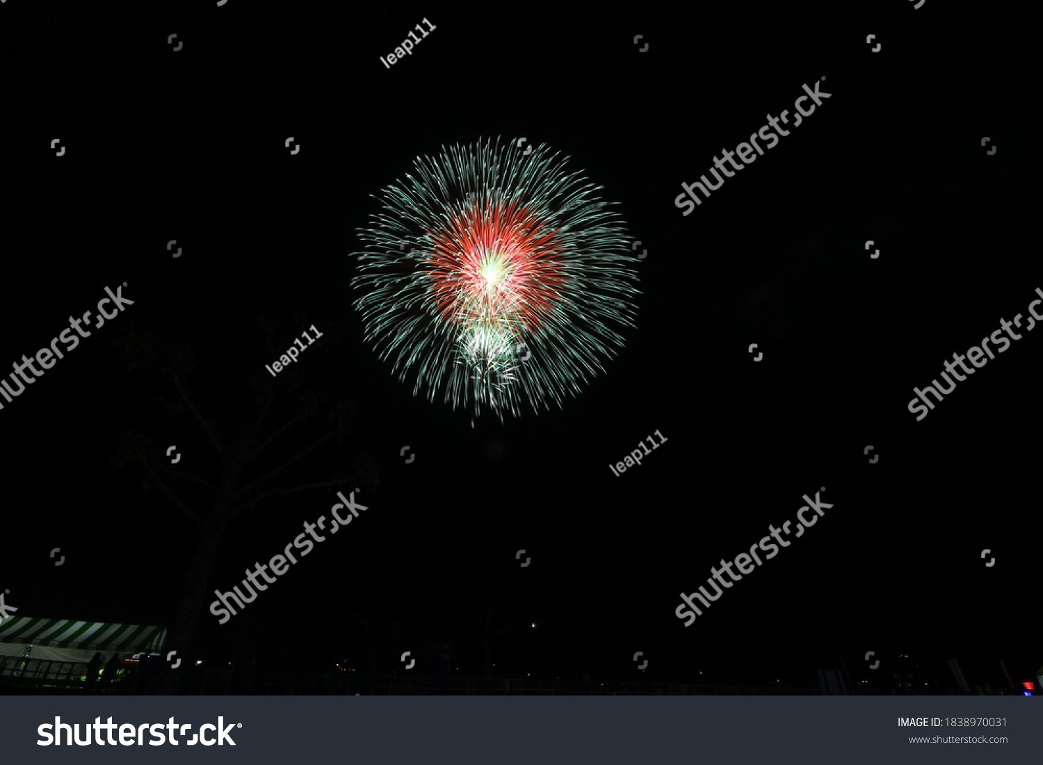 2018 Yatsushiro All Japan Fireworks Competition Stock Photo 1838970031 ...