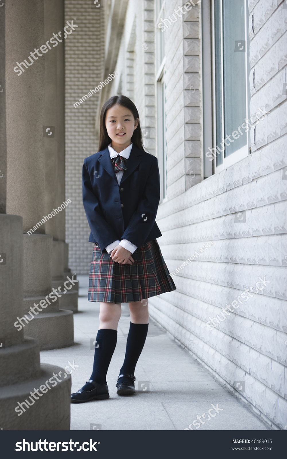 9year Old Asian School Girl School Stock Photo Edit Now