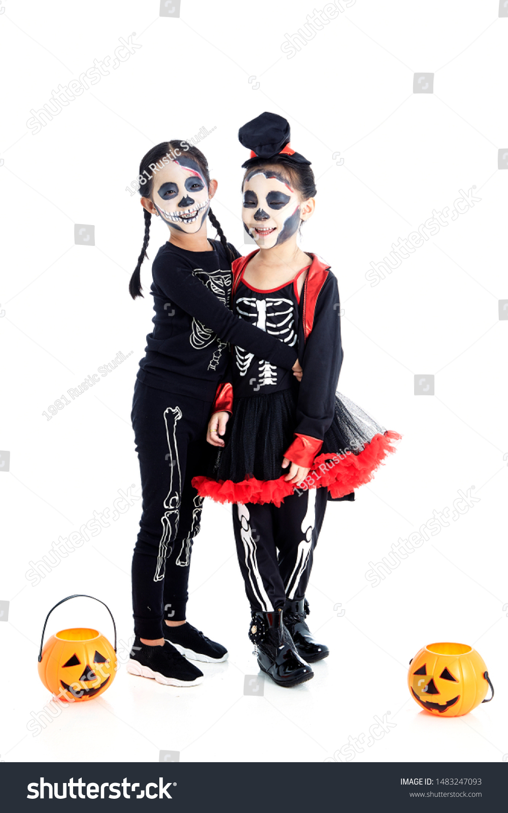 58 Years Asian Two Children Trick Stock Photo Edit Now