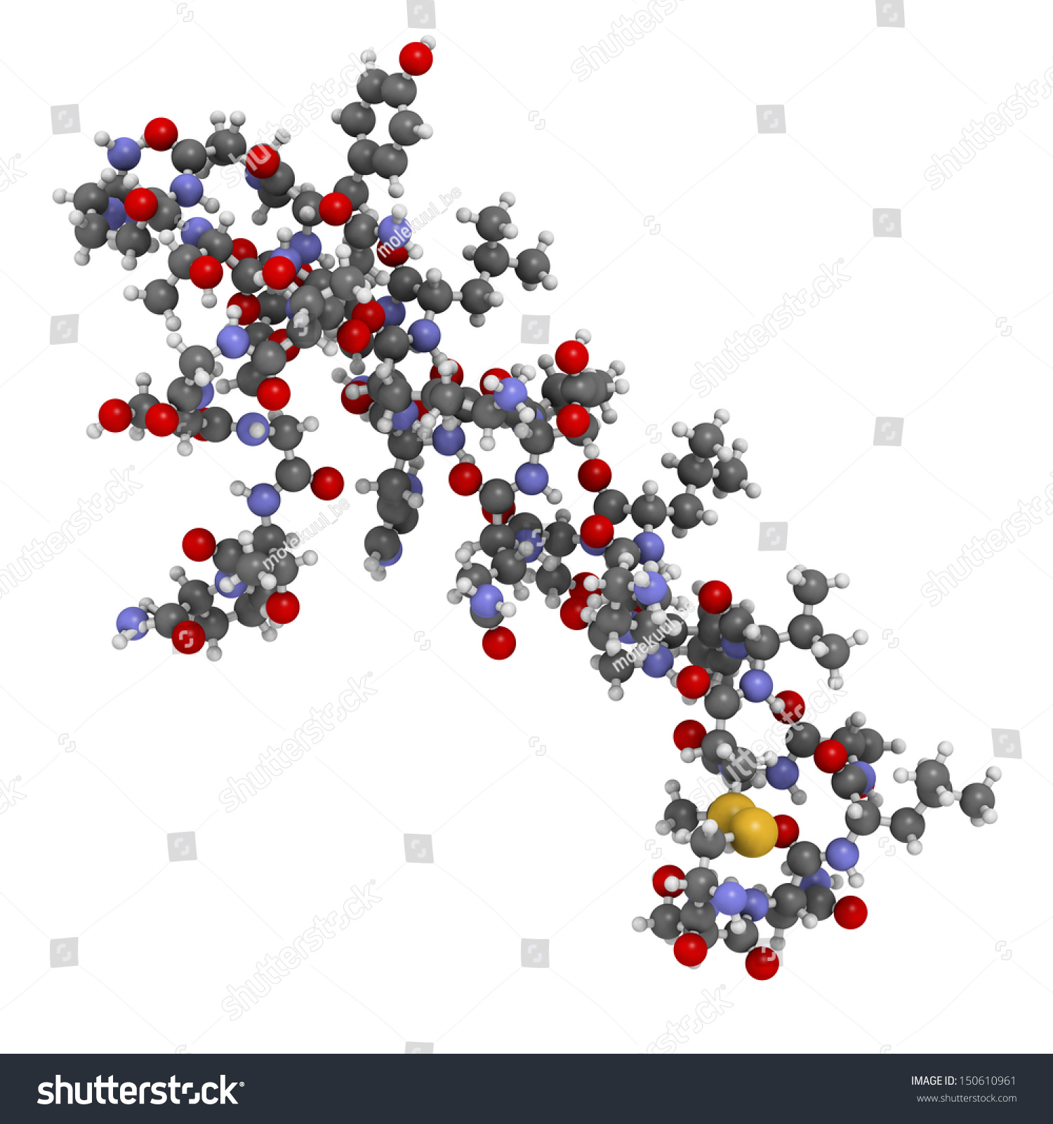 鲑鱼calcitonin peptide hormone药物,化学结构。