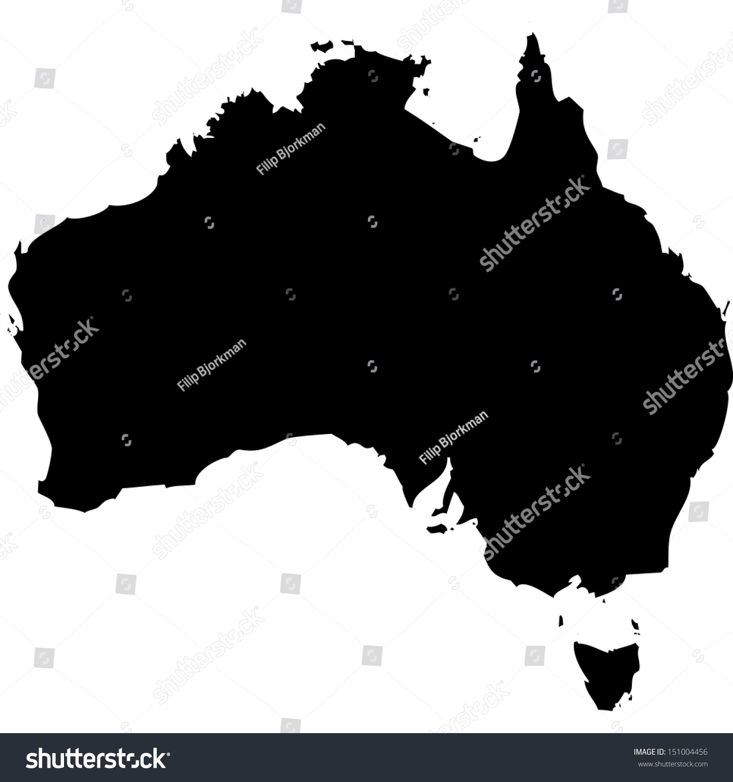 详细的矢量地图--澳大利亚-符号\/标志,其它-海洛