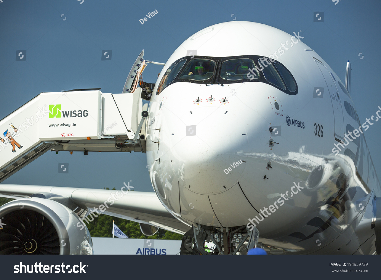 柏林,德国,2014年5月20日:飞机架空客A350 XW