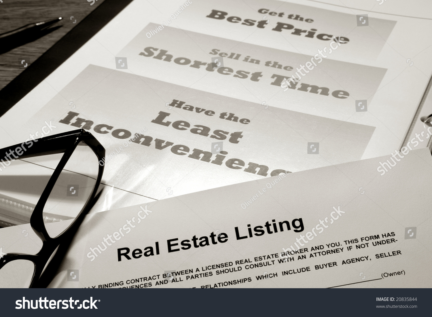 房地产清单合同在专业房地产经纪人代理营销和