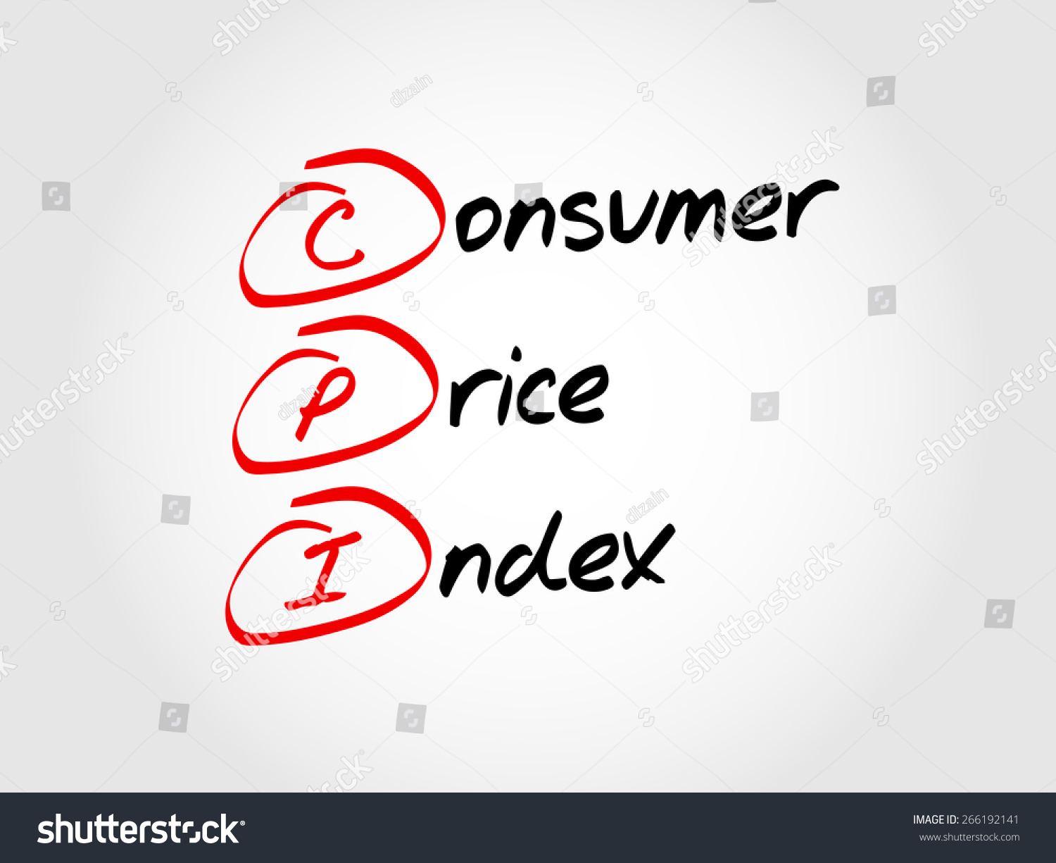 CPI(消费者价格指数(CPI),缩写业务概念-商业\/金