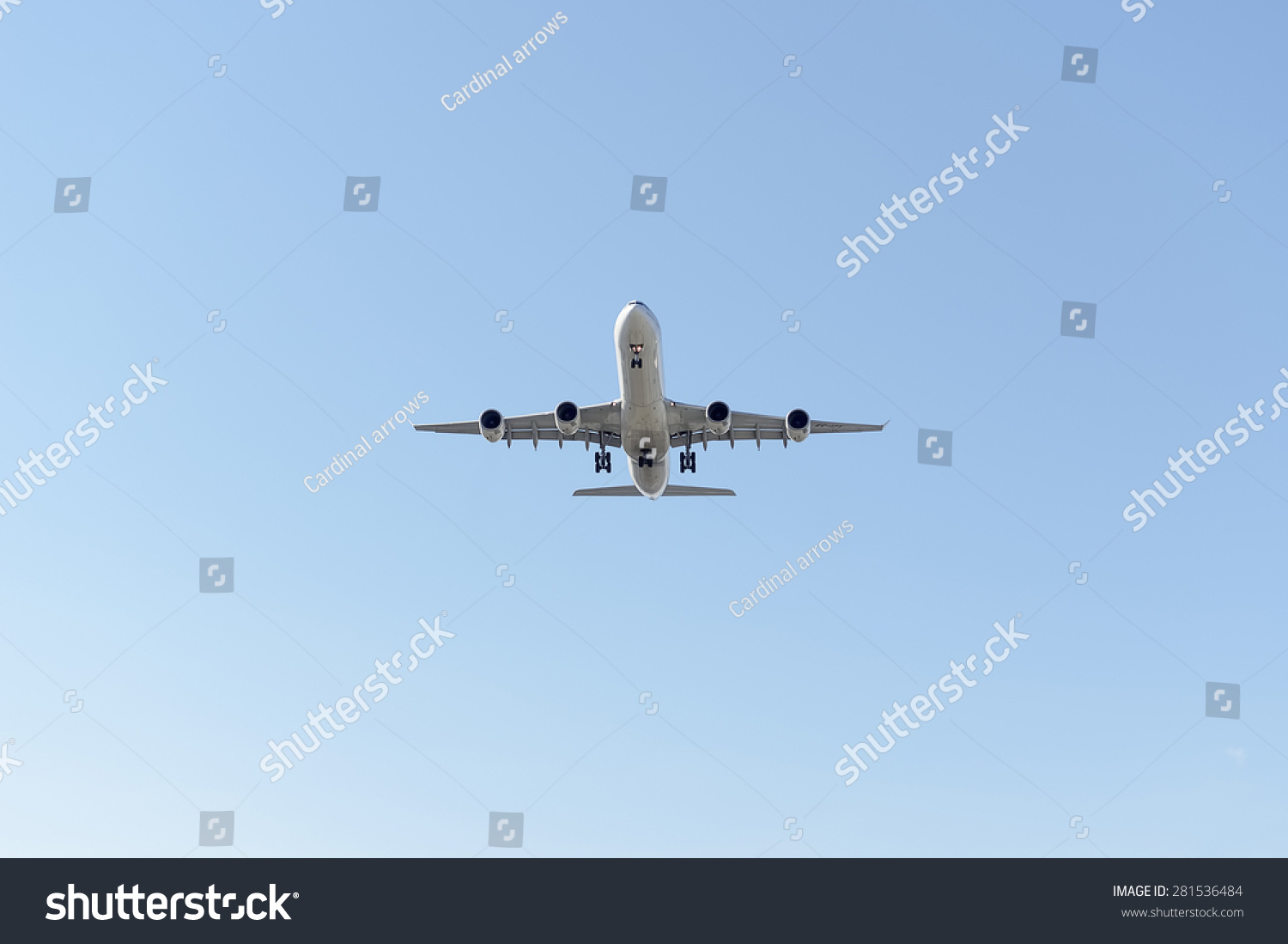 西班牙,马德里,2015年5月23号:飞机空客a340 