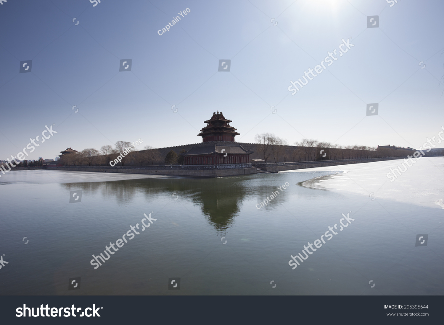 紫禁城的角落炮塔,北京城市的地标-建筑物\/地标