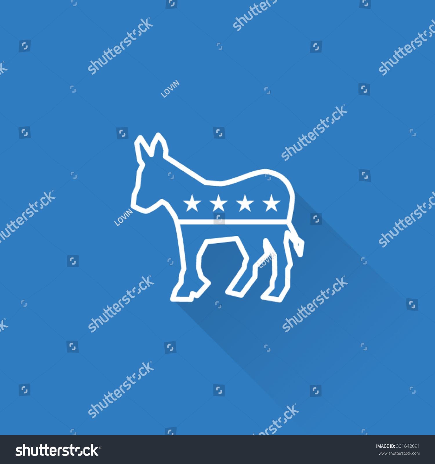 行民主党驴的象征-符号\/标志-海洛创意正版图片