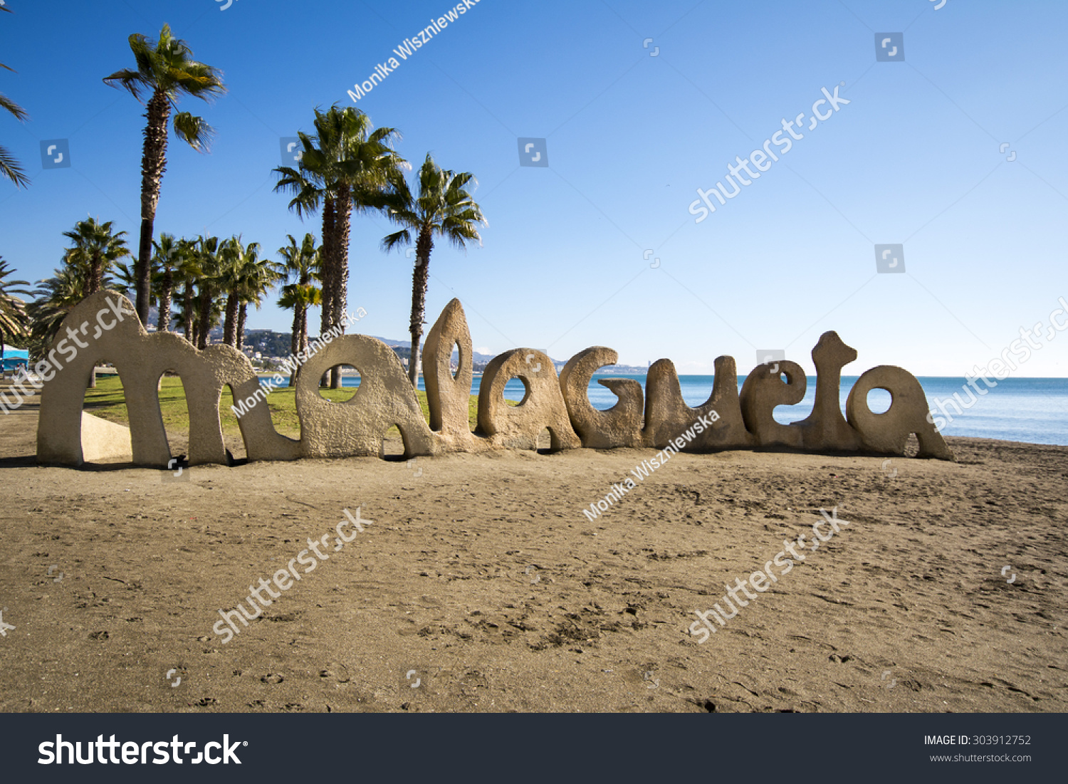 Malagueta beach in Andalusia马拉加大学 - 自然