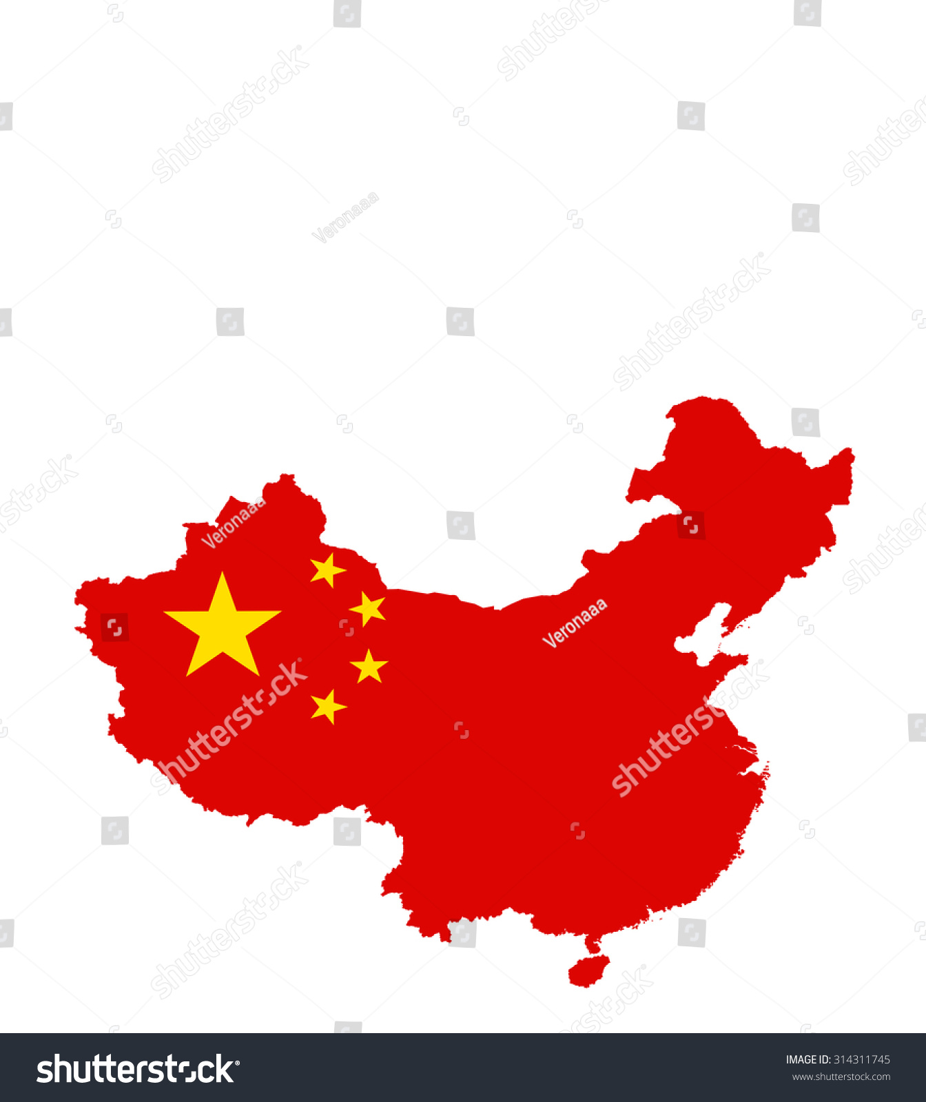 中国地图标记-艺术,符号\/标志-海洛创意(HelloR