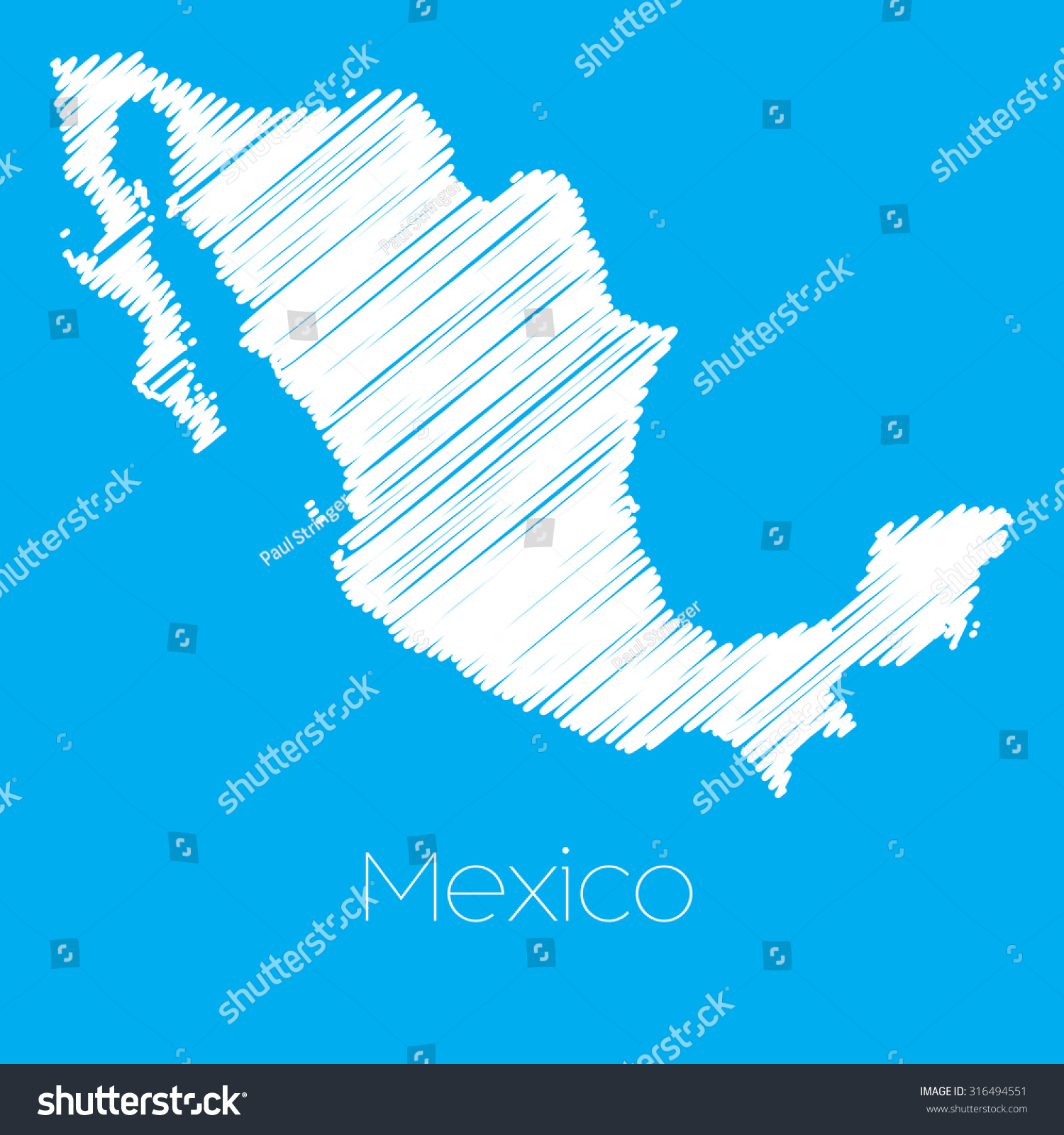 墨西哥国家的地图-建筑物\/地标,物体-海洛创意