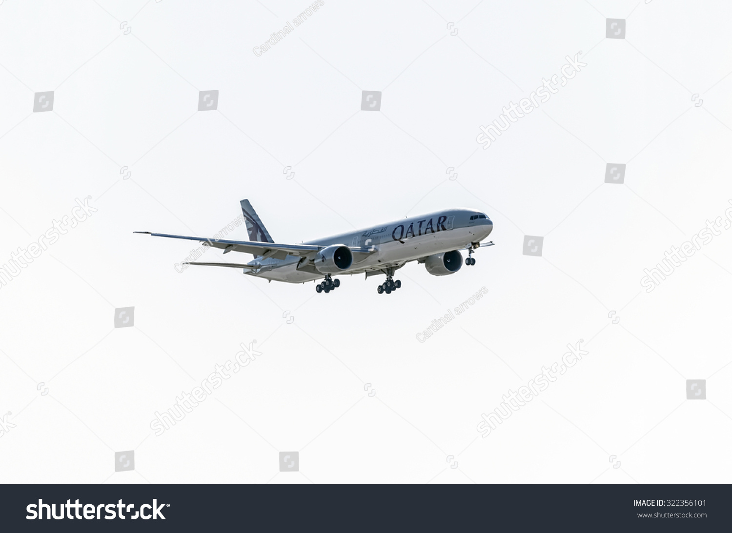 西班牙,马德里,2015年2月日:飞机波音777 - 3 -