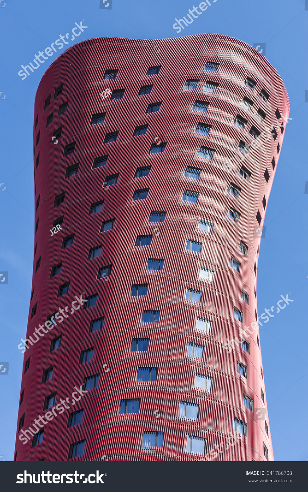 西班牙巴塞罗那,2015年10月10日:酒店门Fira L