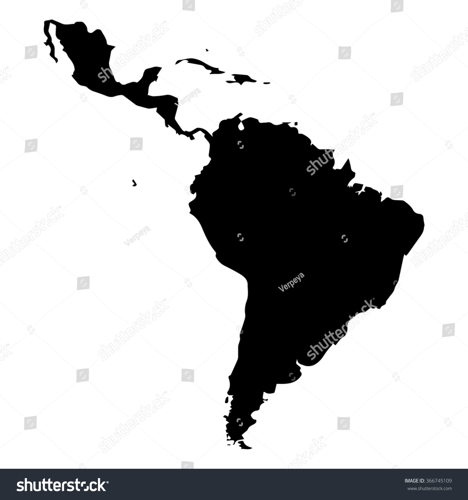 矢量地图。拉丁美洲-教育,其它-海洛创意正版图