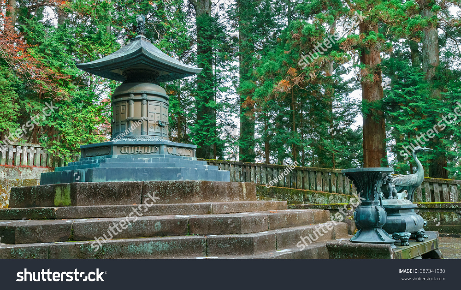 德川家康的坟墓在日光Tosho-gu神社,日本-建筑