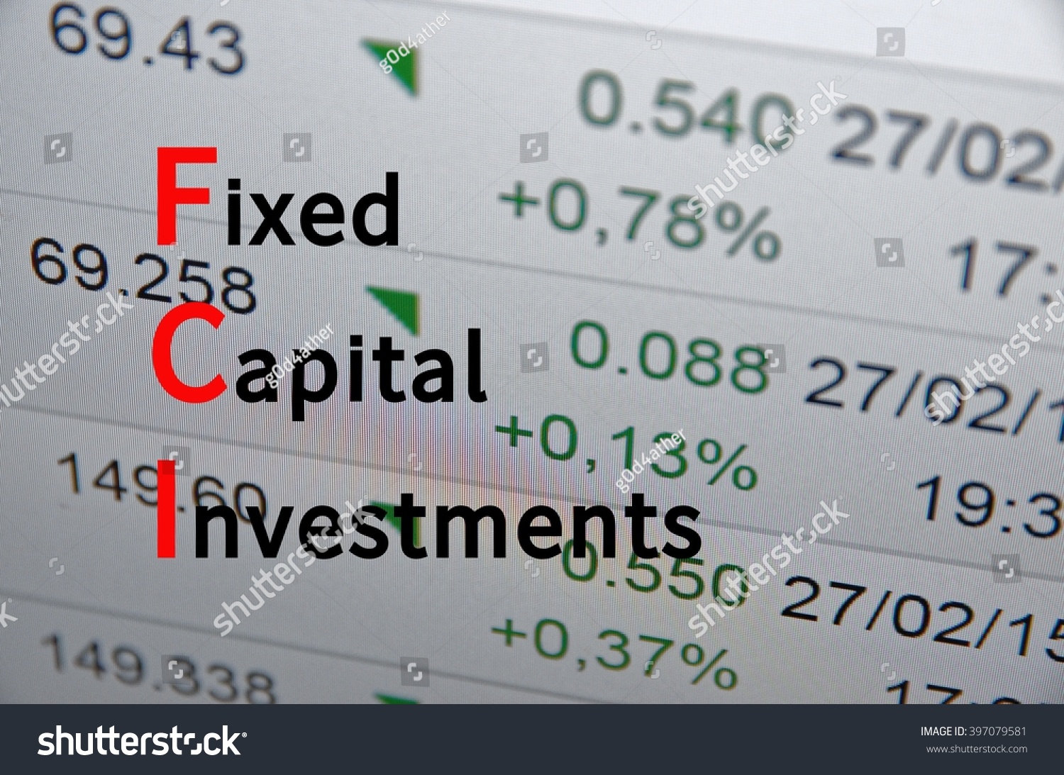 缩写FCI作为固定资本投资。-商业\/金融-海洛创