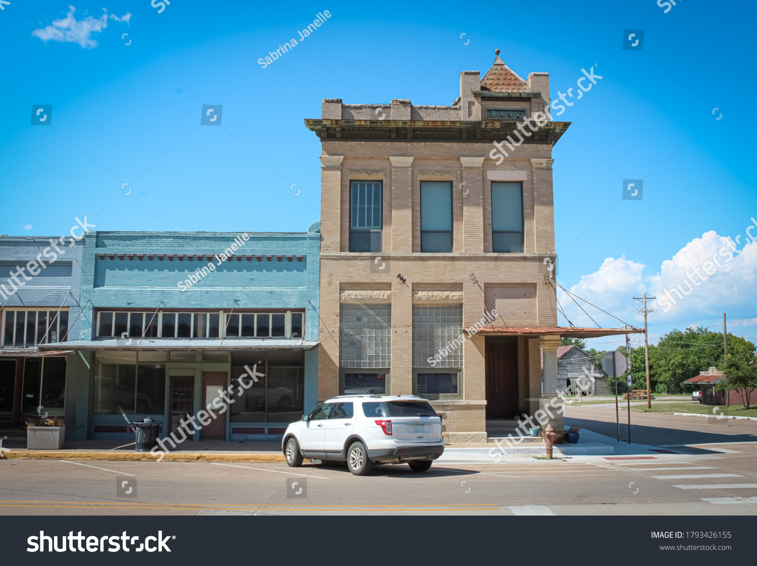 Bank Building Whitewright Texas Stock Photo (Edit Now) 1793426155