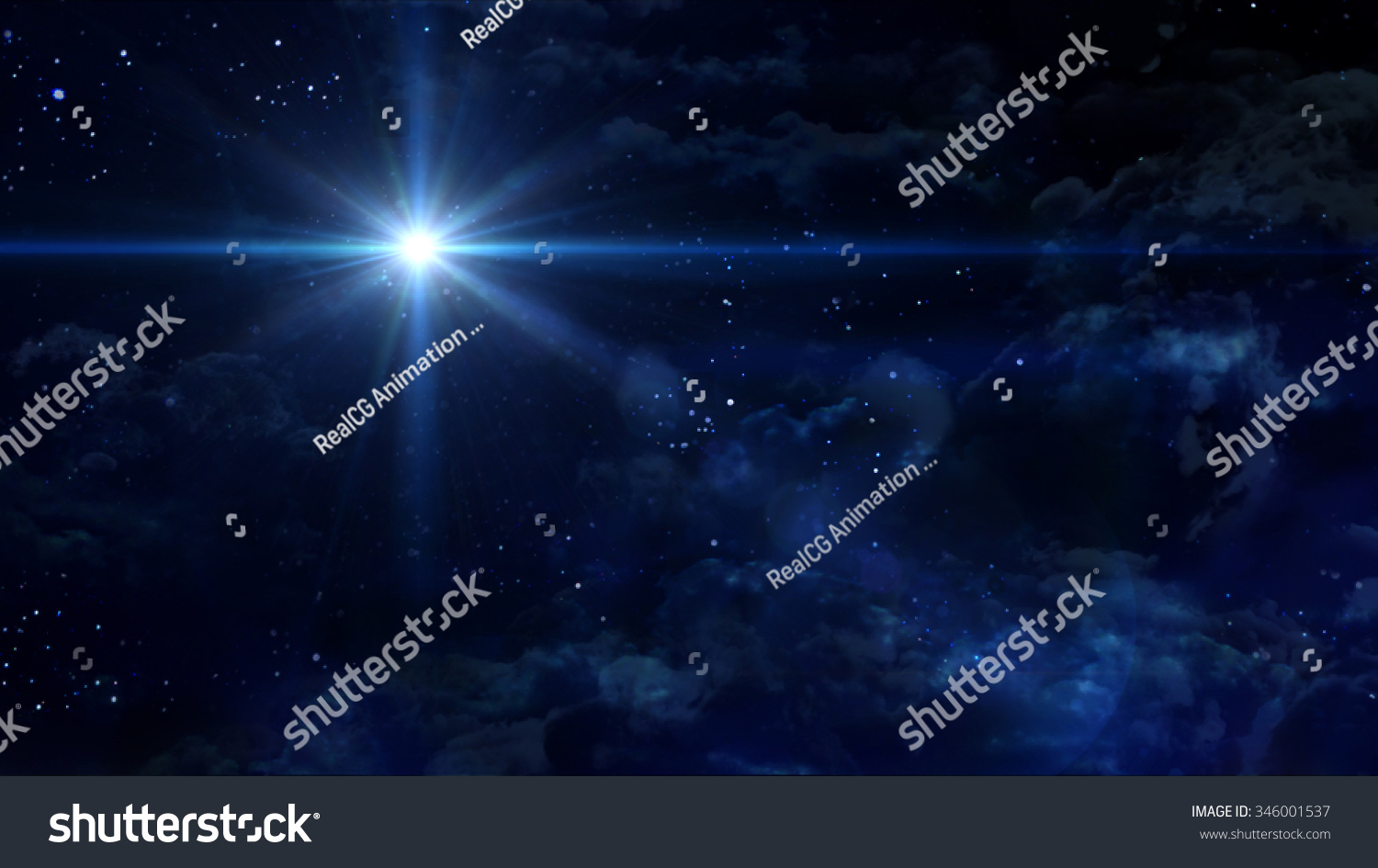 A Bethlehem Illuminated By The Christmas Star Of Christ. - Elements Of This Image Furnished By 