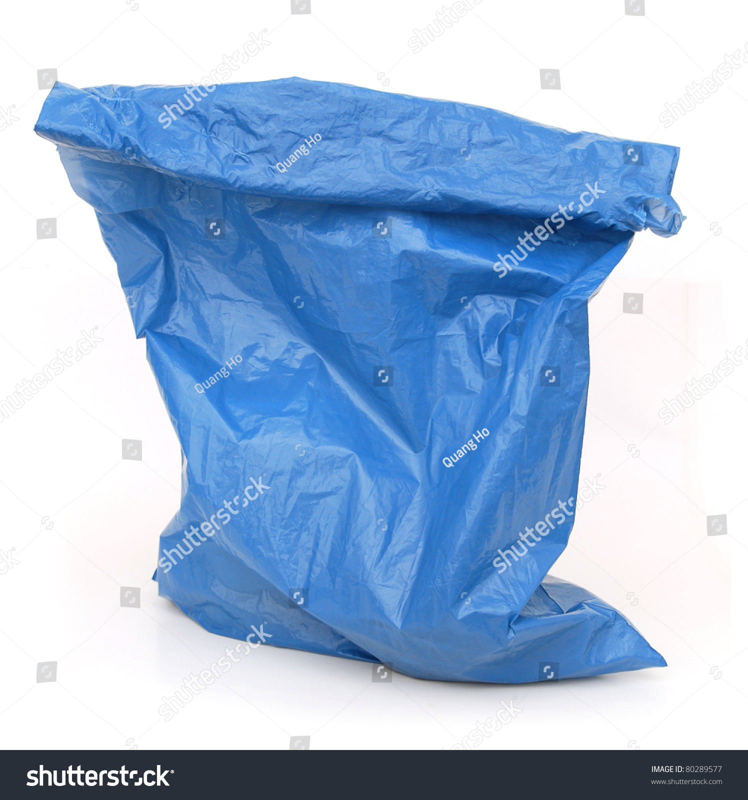 A Blue Recycling Bag Stock Photo 80289577 : Shutterstock