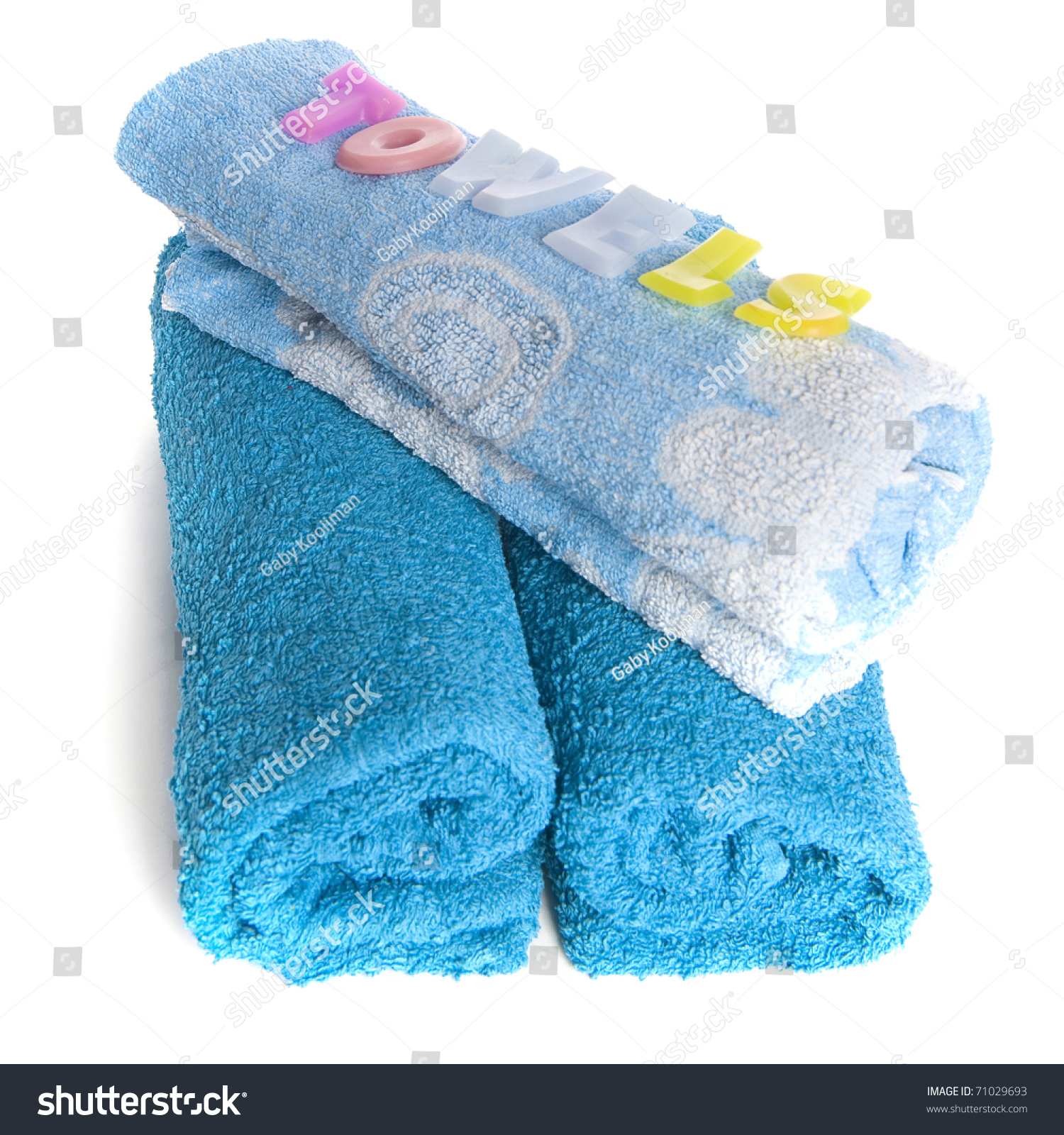towels with black spots