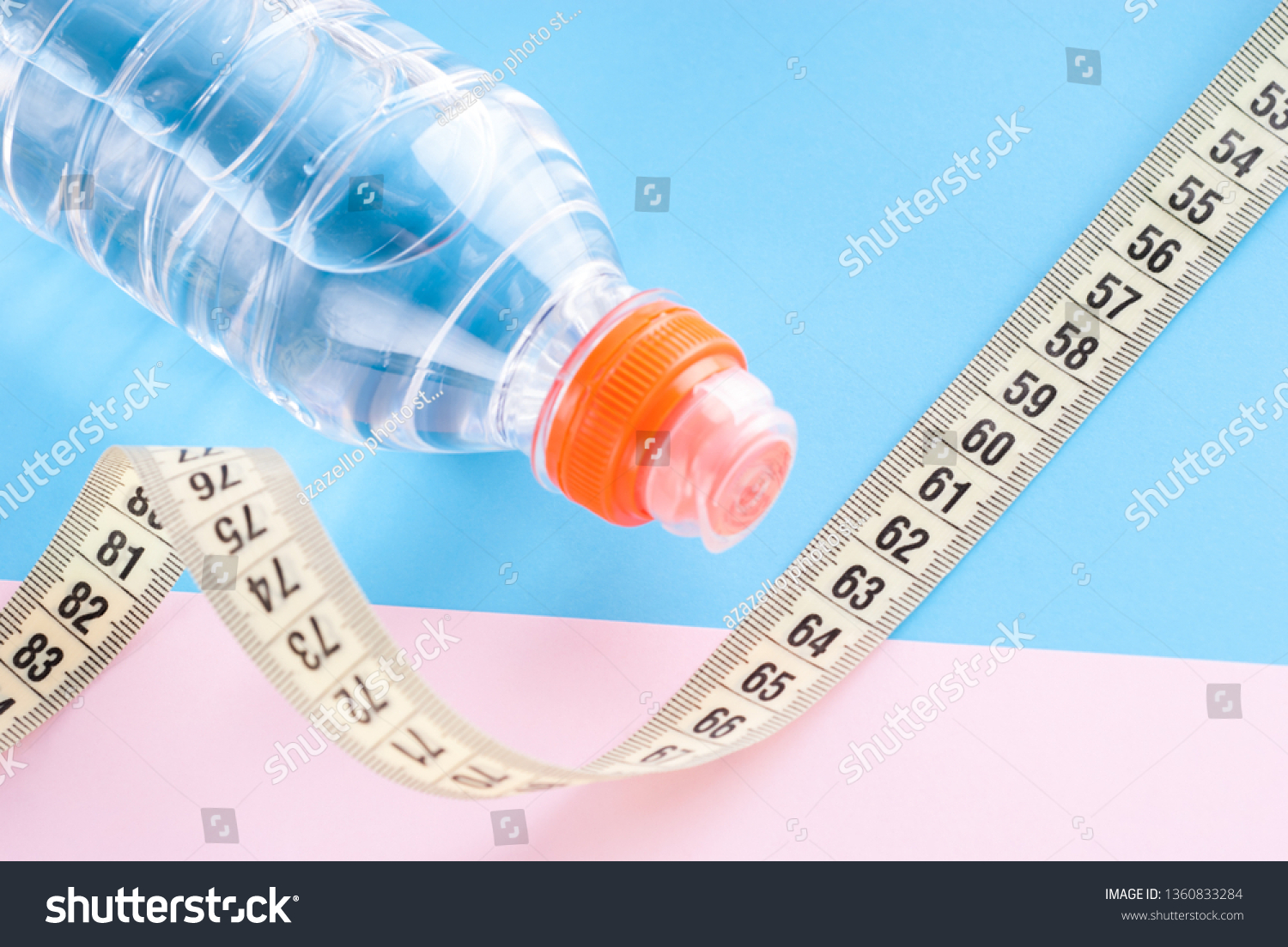 Download Bottle Water Measuring Tape Yellow Measuring Sports Recreation Stock Image 1360833284 Yellowimages Mockups