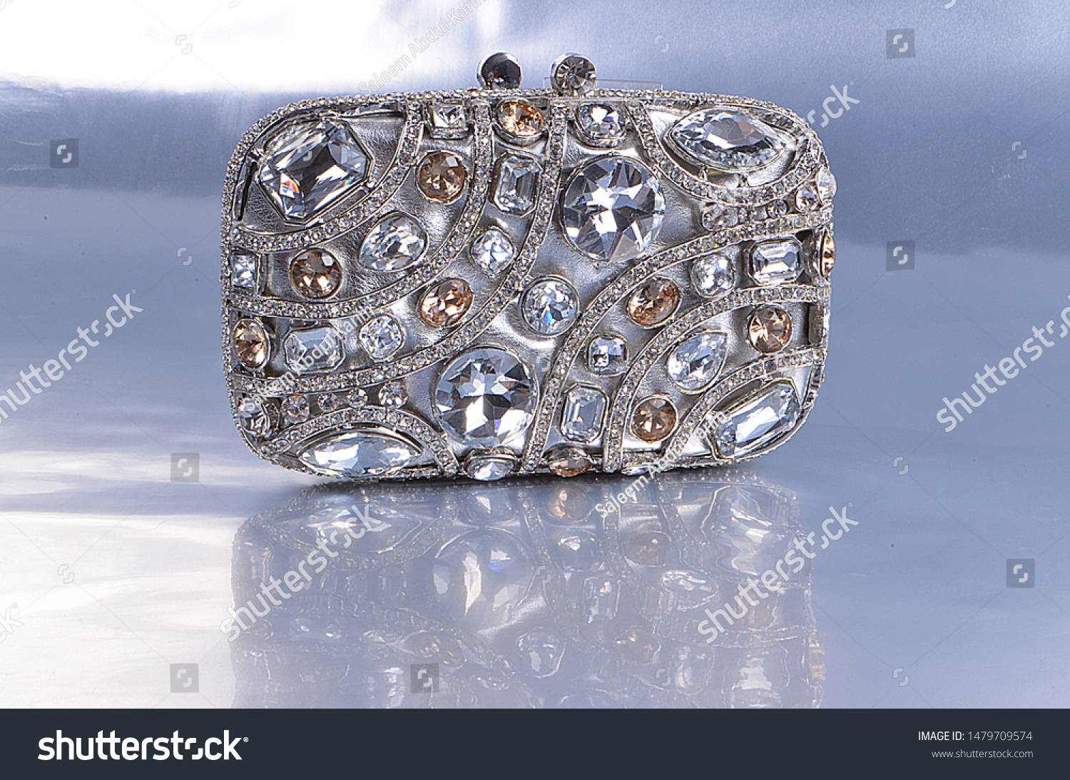 diamond clutch purse