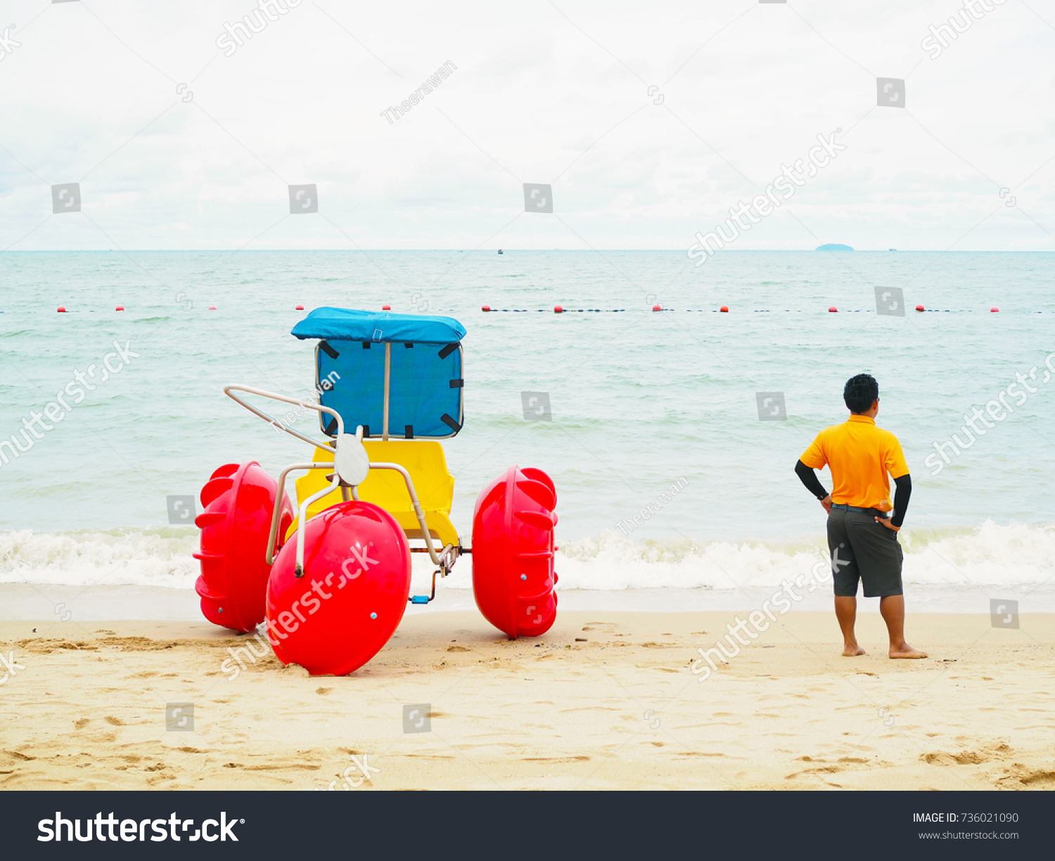 beach water bike