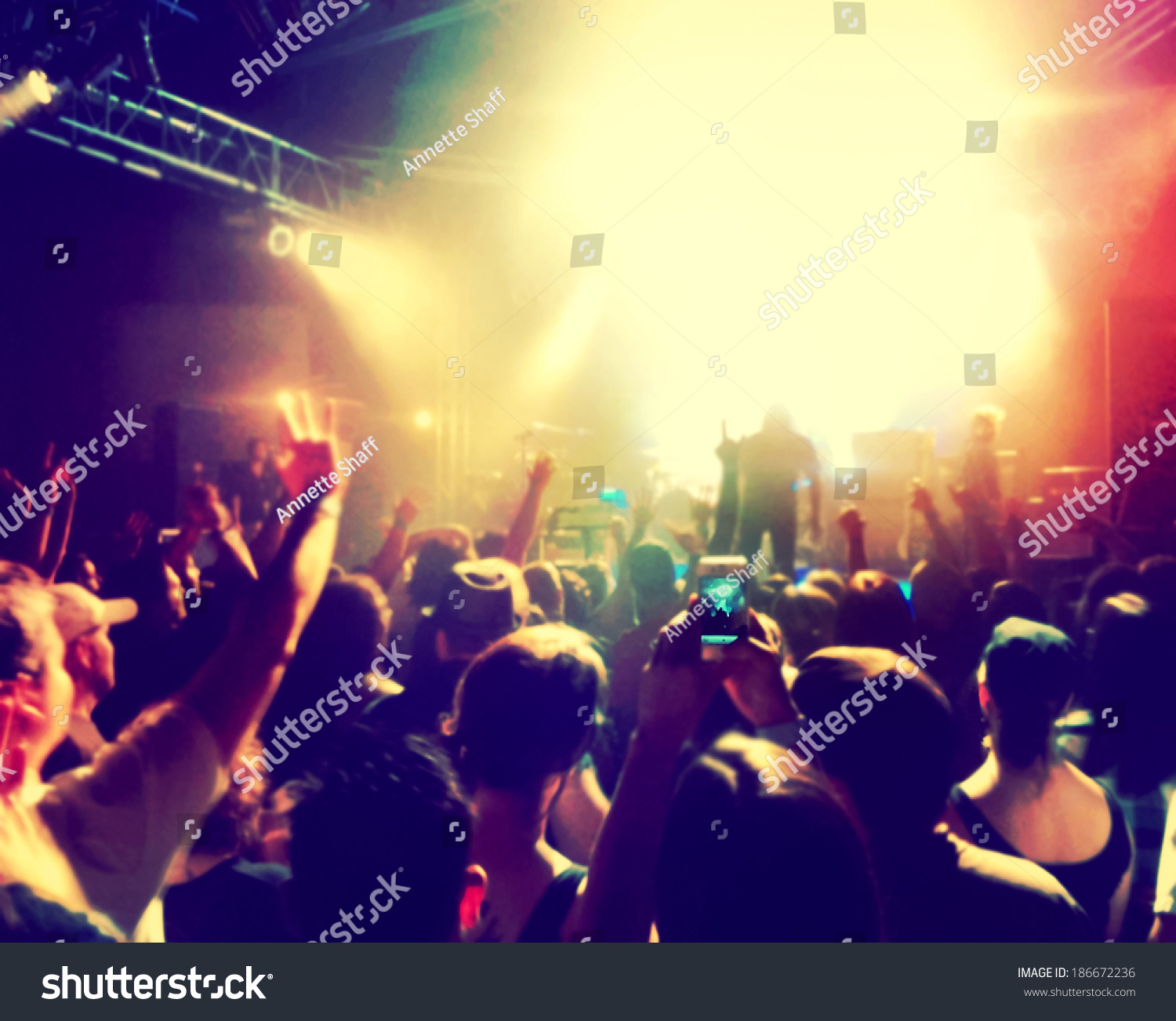 Crowd People Concert Stock Photo 186672236 - Shutterstock