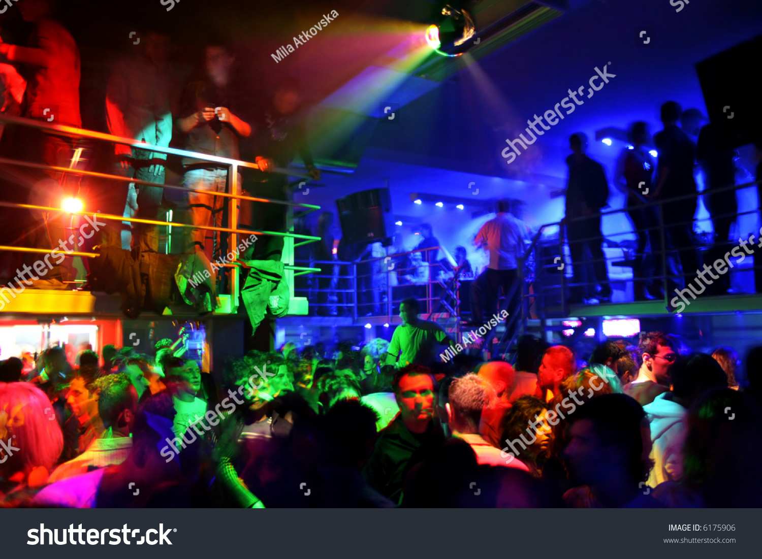 A Crowded Club Stock Photo 6175906 : Shutterstock