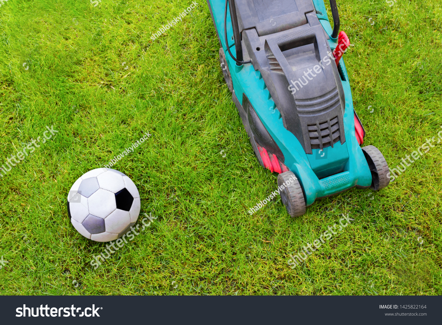 lawn mower for balls