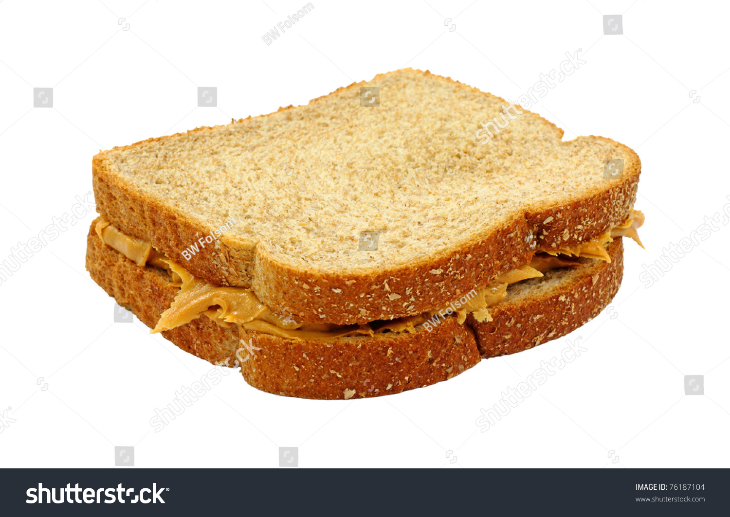 Freshly Made Peanut Butter Sandwich Wheat Stock Photo Edit Now Shutterstock