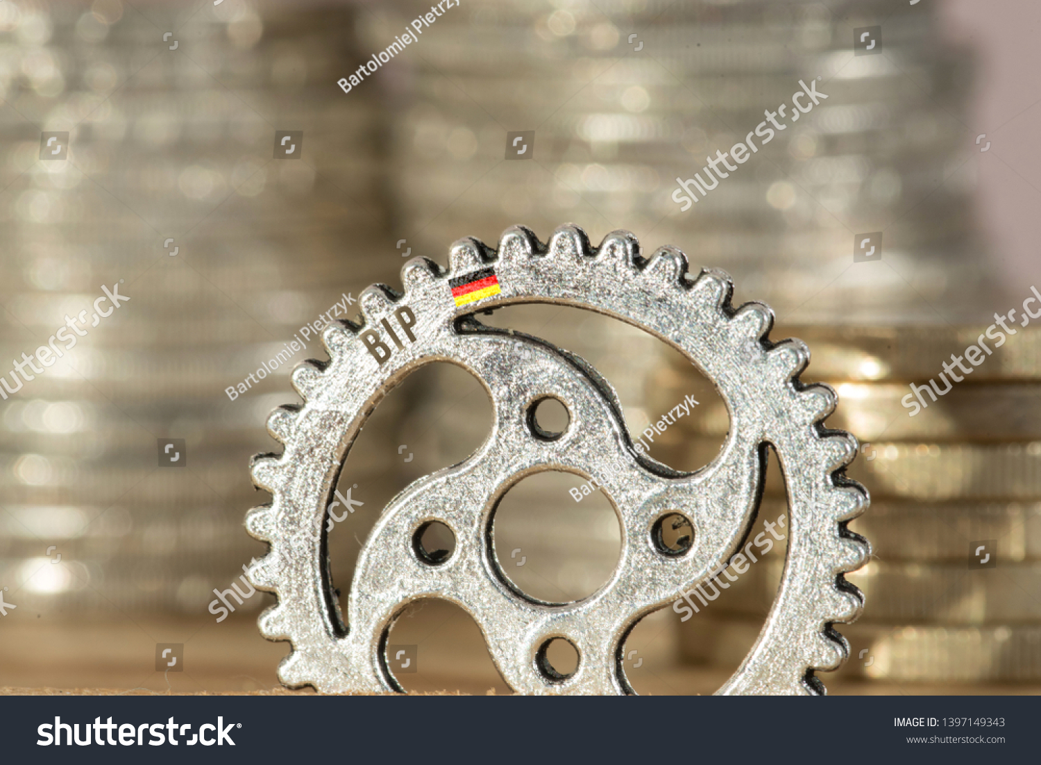 Gear German Flag German Translation Gross Stock Photo Edit Now